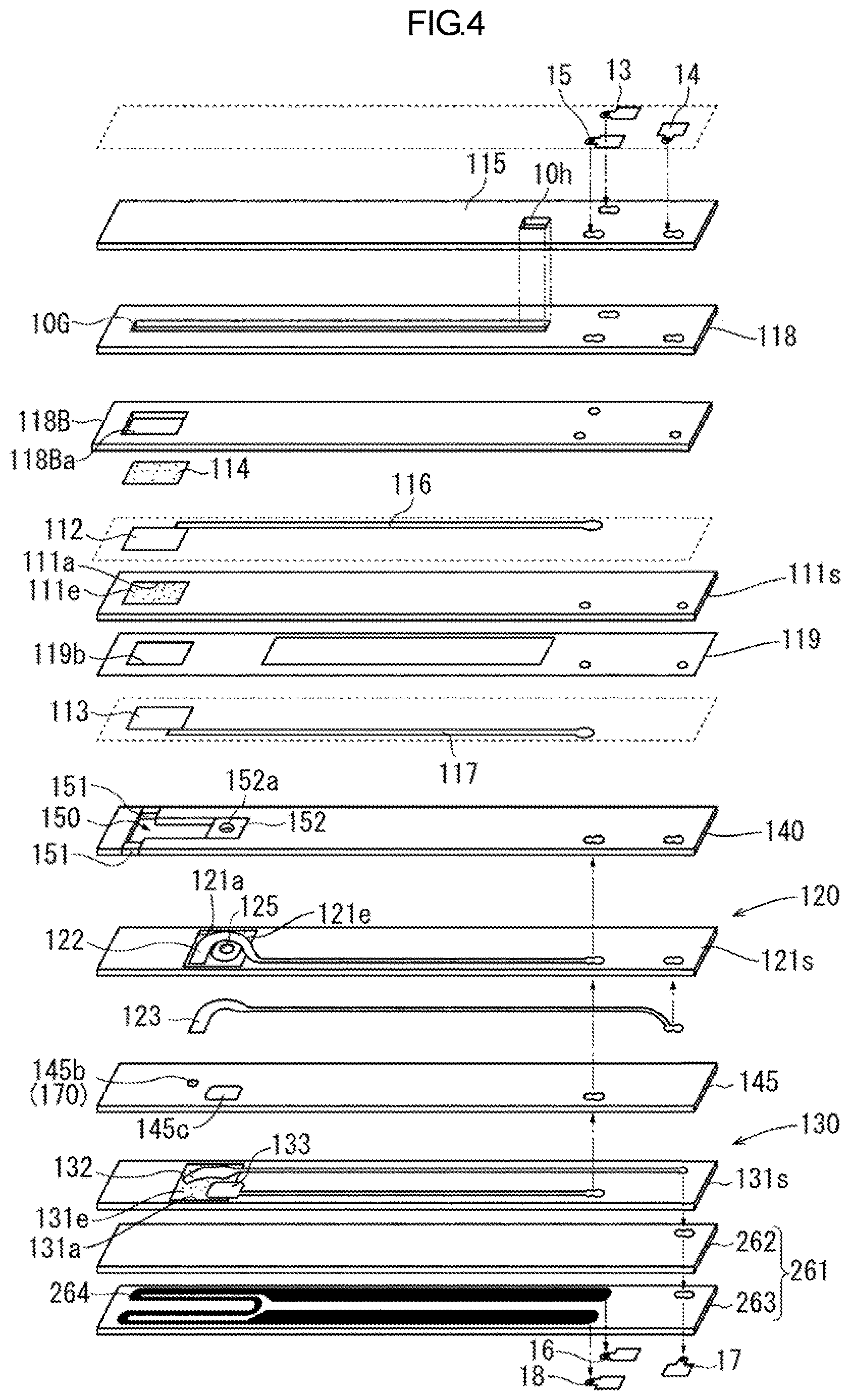 Patent US12618800 Figure 4 – Gas sensor element and gas sensor