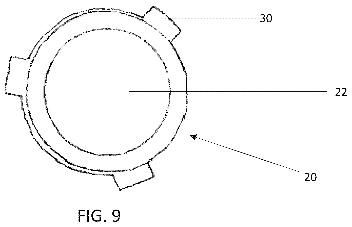 Patent US12618805 Figure 9 – System and method for real-time visualization of foreign objects within a material