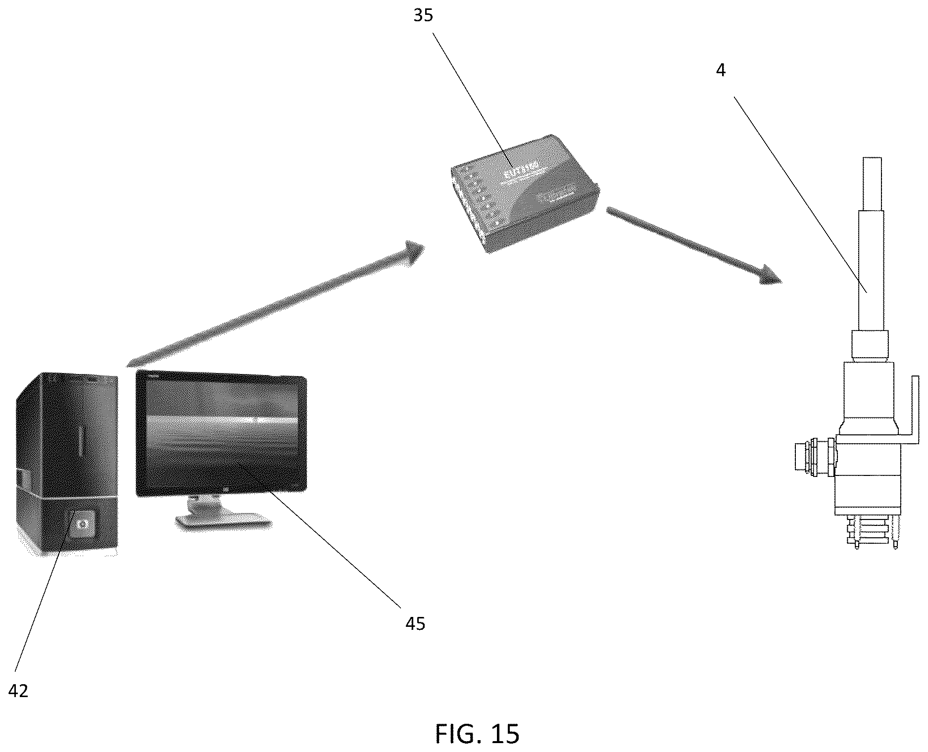 Patent US12618805 Figure 15 – System and method for real-time visualization of foreign objects within a material