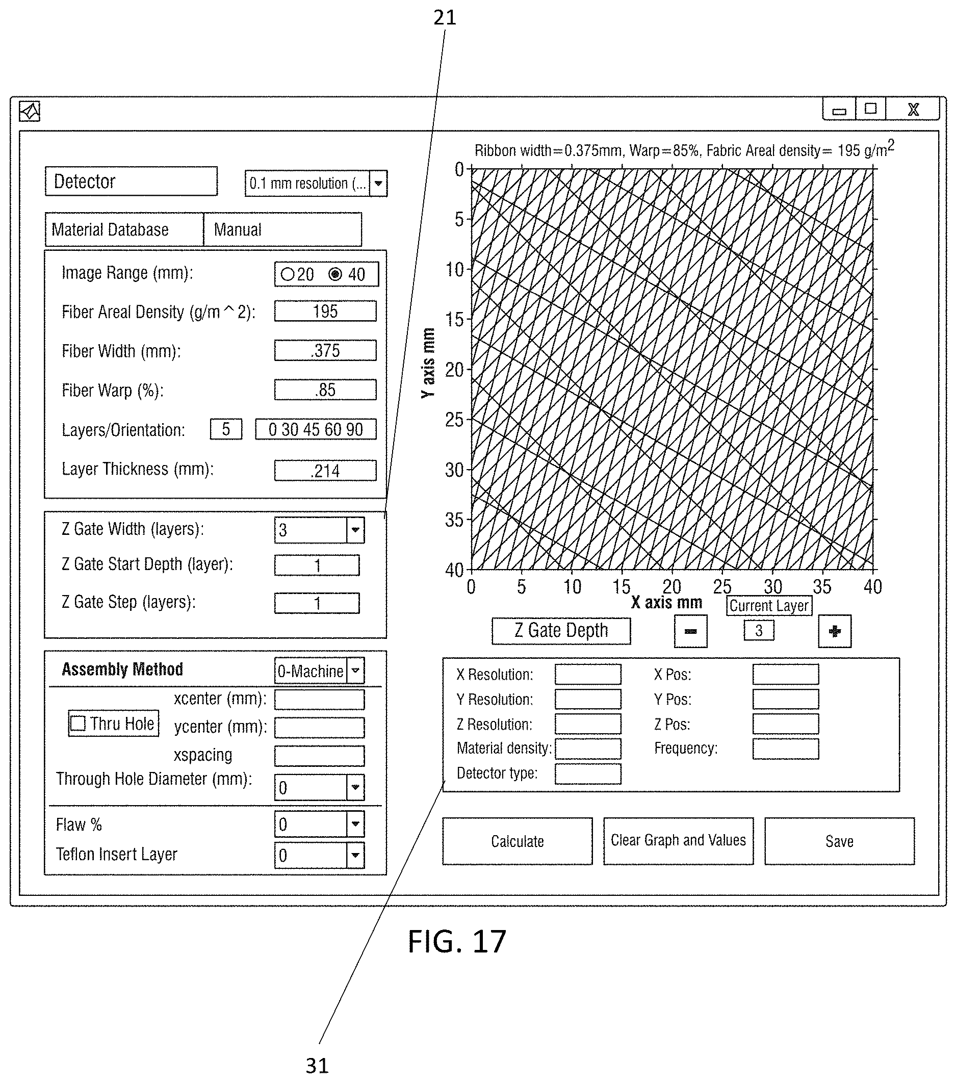 Patent US12618805 Figure 17 – System and method for real-time visualization of foreign objects within a material