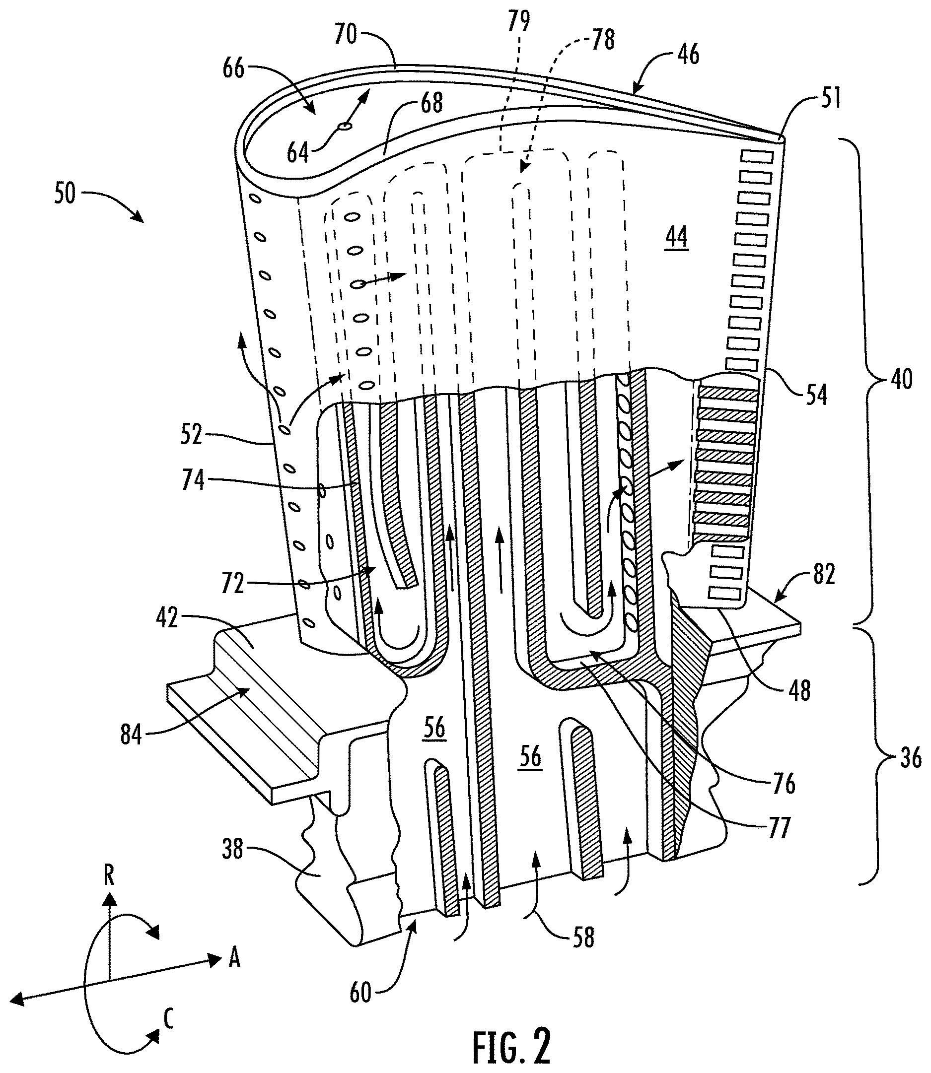 Patent US12618808 Figure 2 – Methods for detecting defects in an anisotropic rotor blade using a phased array ultrasound system