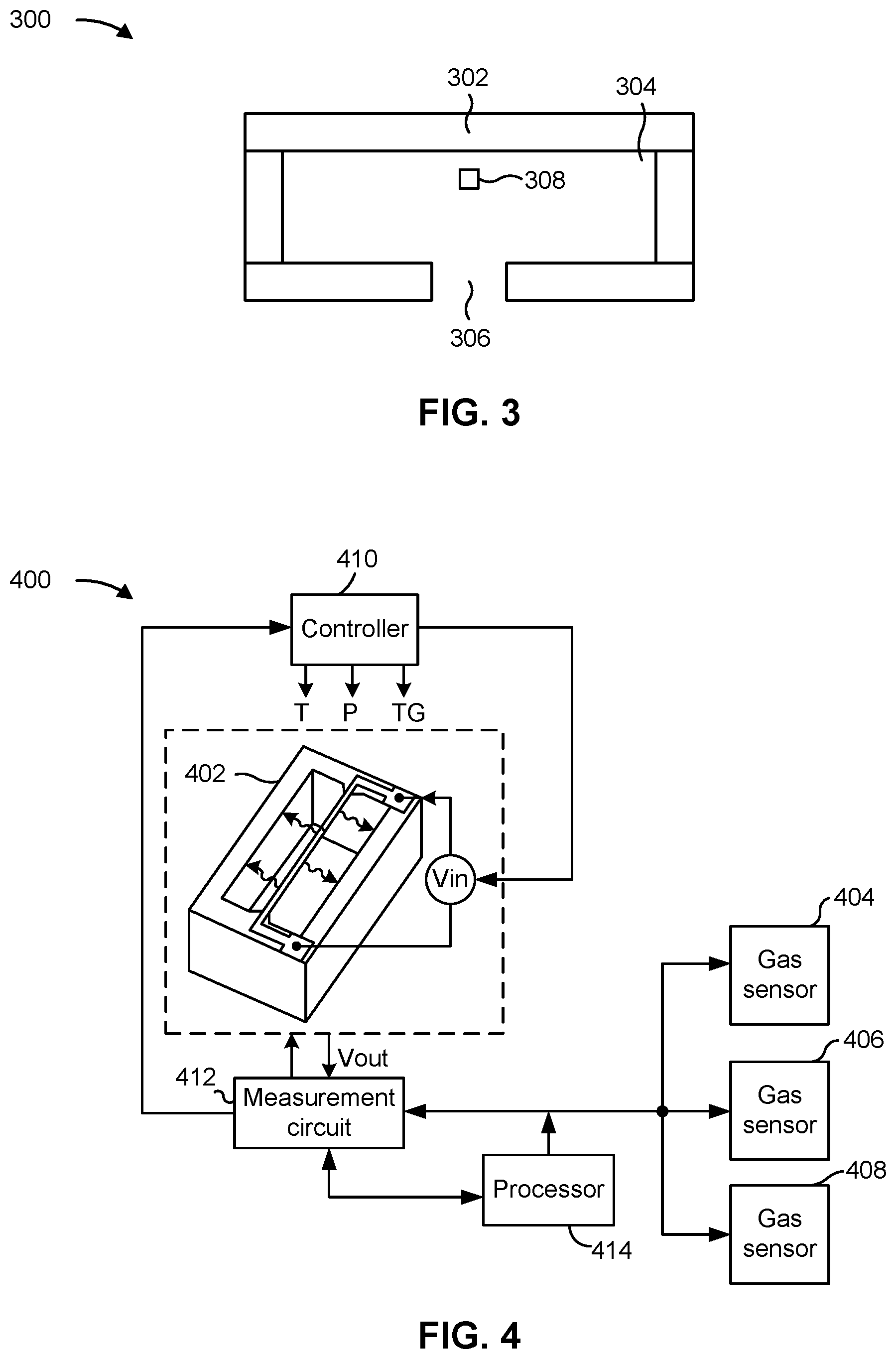 Patent US12618816 Figure 2 – Gas concentration sensor and sensor calibration without use of a target gas