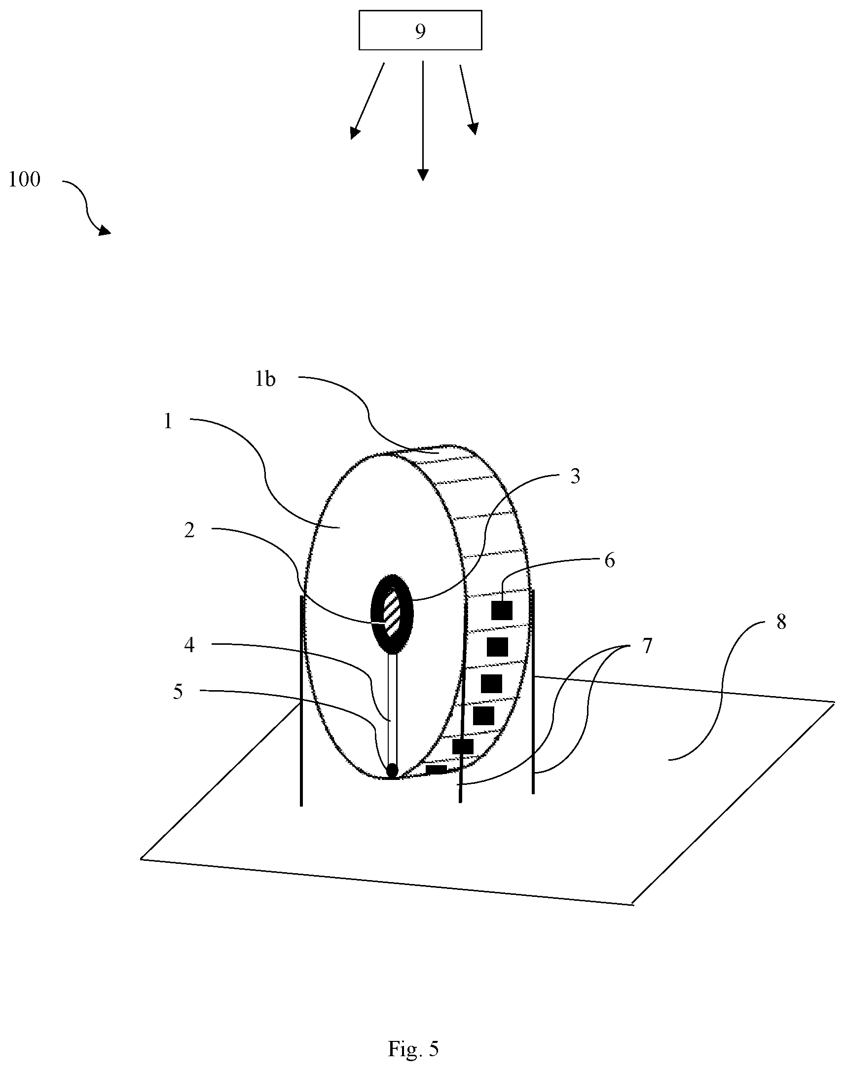 Patent US12618865 Figure 5 – Roller based accelerometer