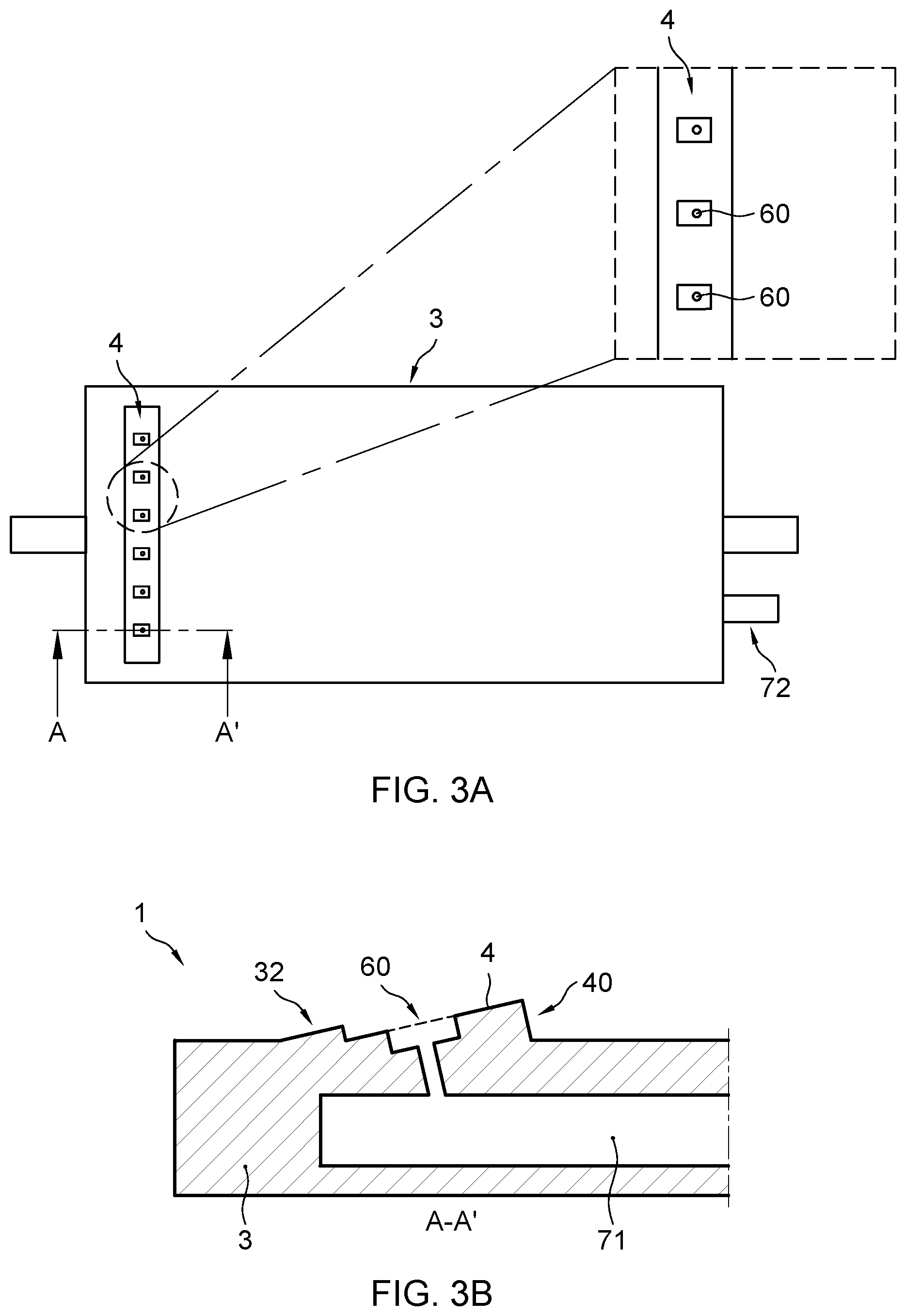 Patent US12618868 Figure 3 – Cassette for holding a probe