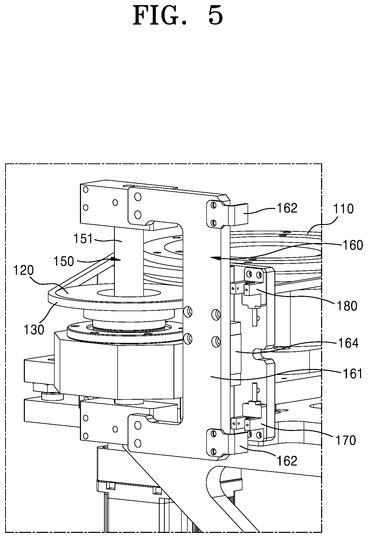 Patent US12618869 Figure 5 – Rotating body inspection device for electrification component