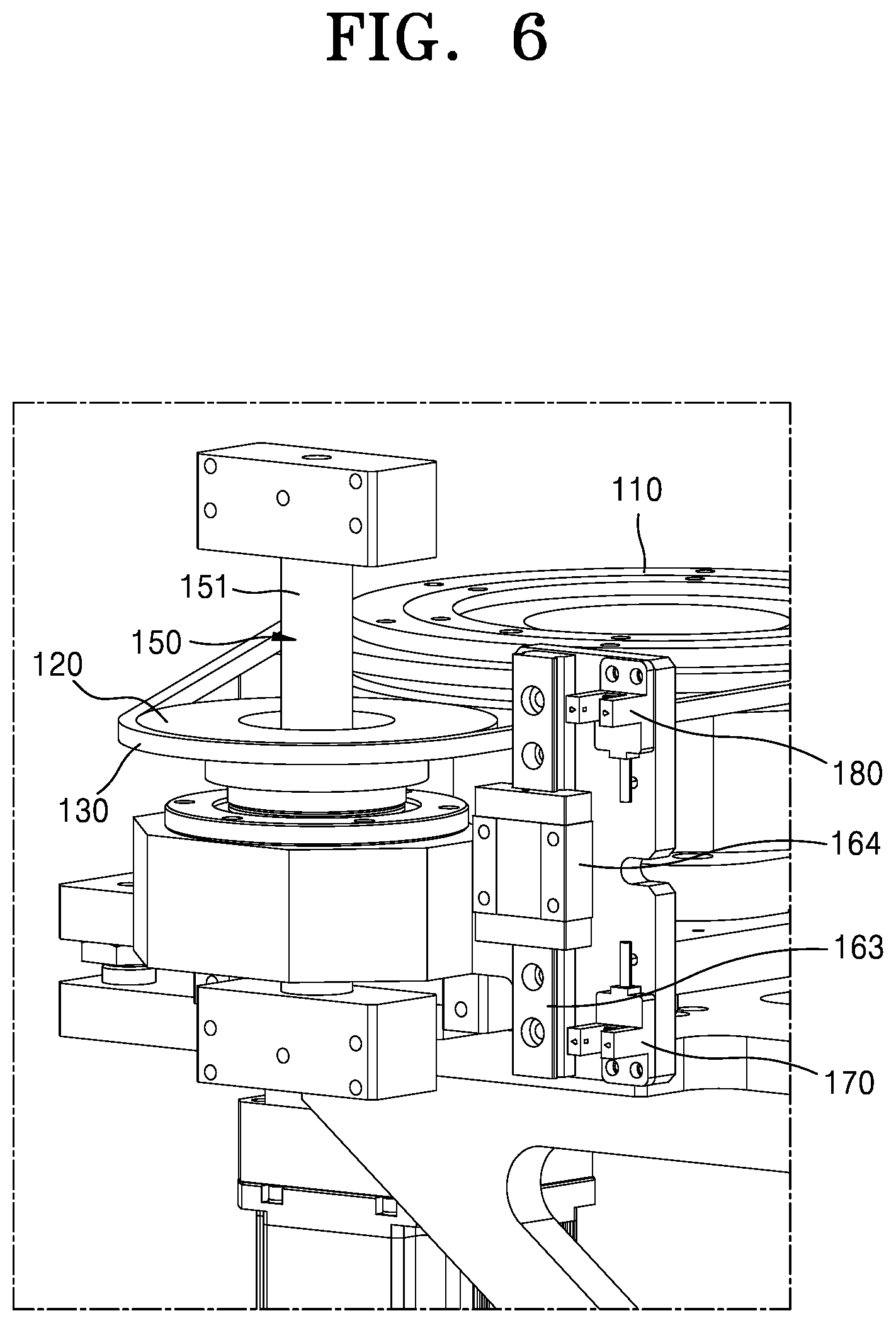Patent US12618869 Figure 6 – Rotating body inspection device for electrification component