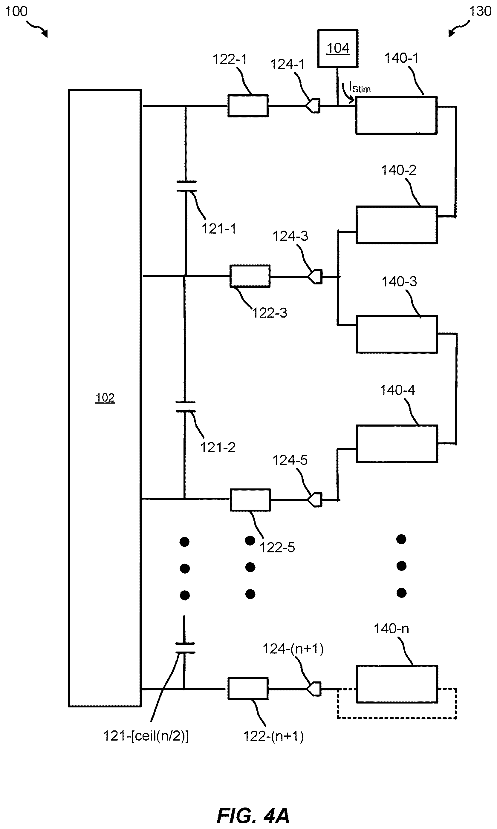 Patent US12618871 Figure 4 – Apparatuses and methods for electrochemical impedance spectroscopy measurements