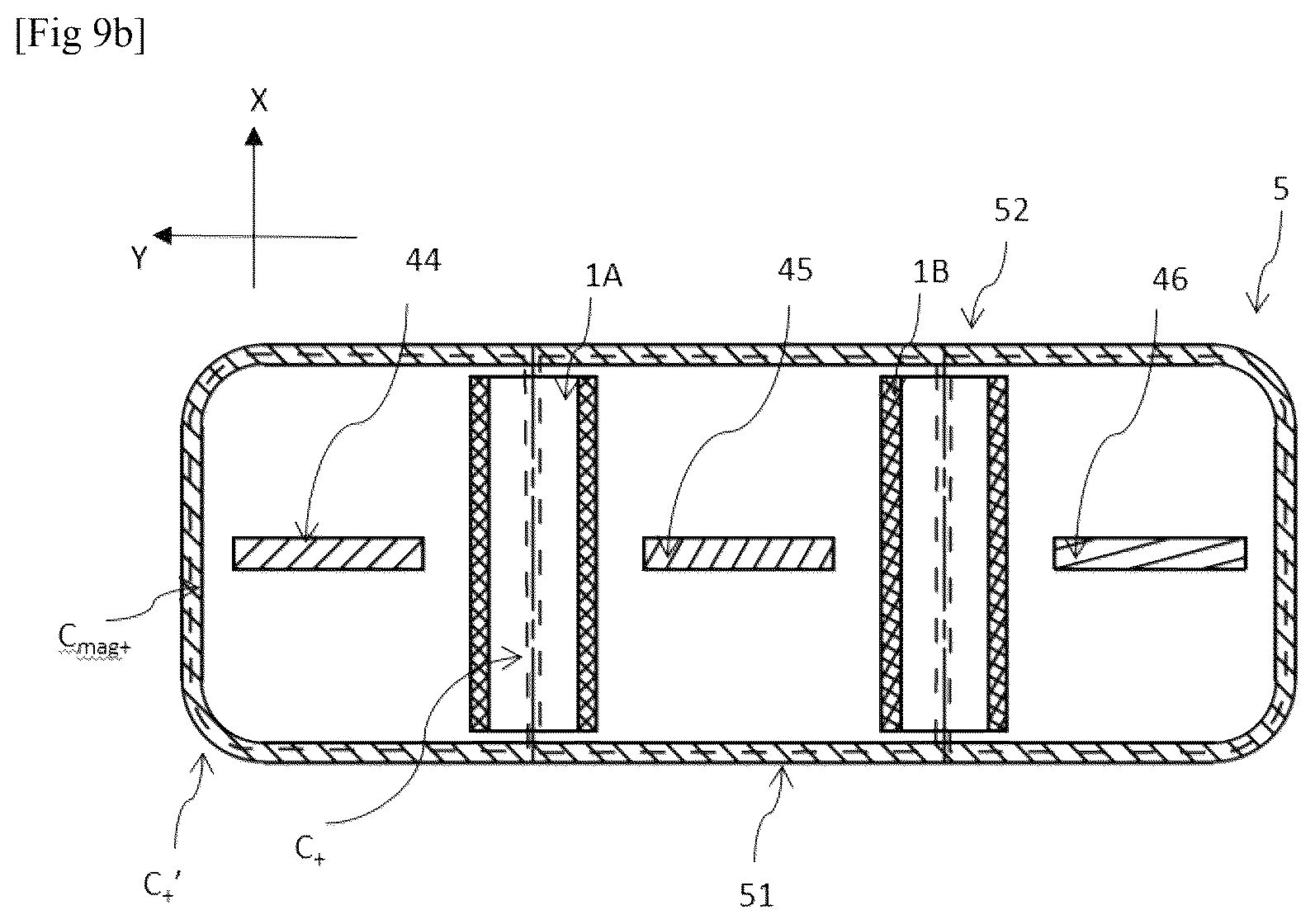 Patent US12618876 Figure 10 – Superparamagnetic transducer and corresponding magnetic field flow sensor for measuring a direct current