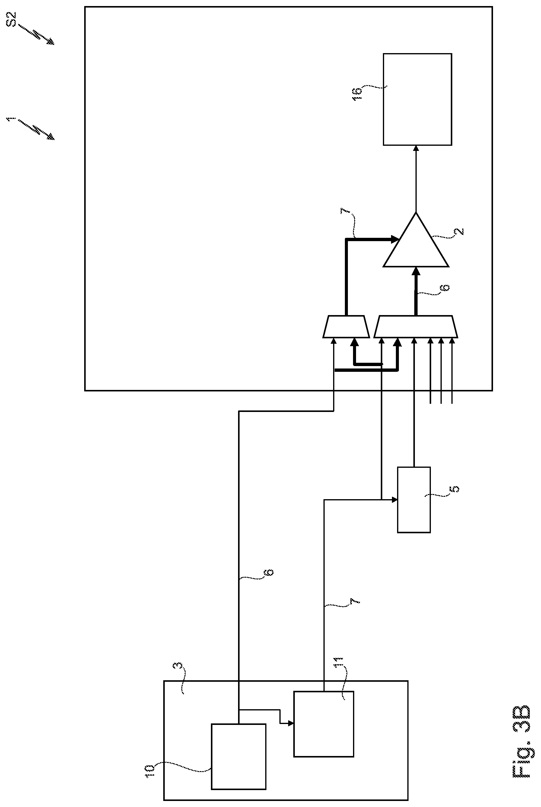 Patent US12618881 Figure 4 – Device and method for ratiometric measurement of voltages for an analog-digital-converter