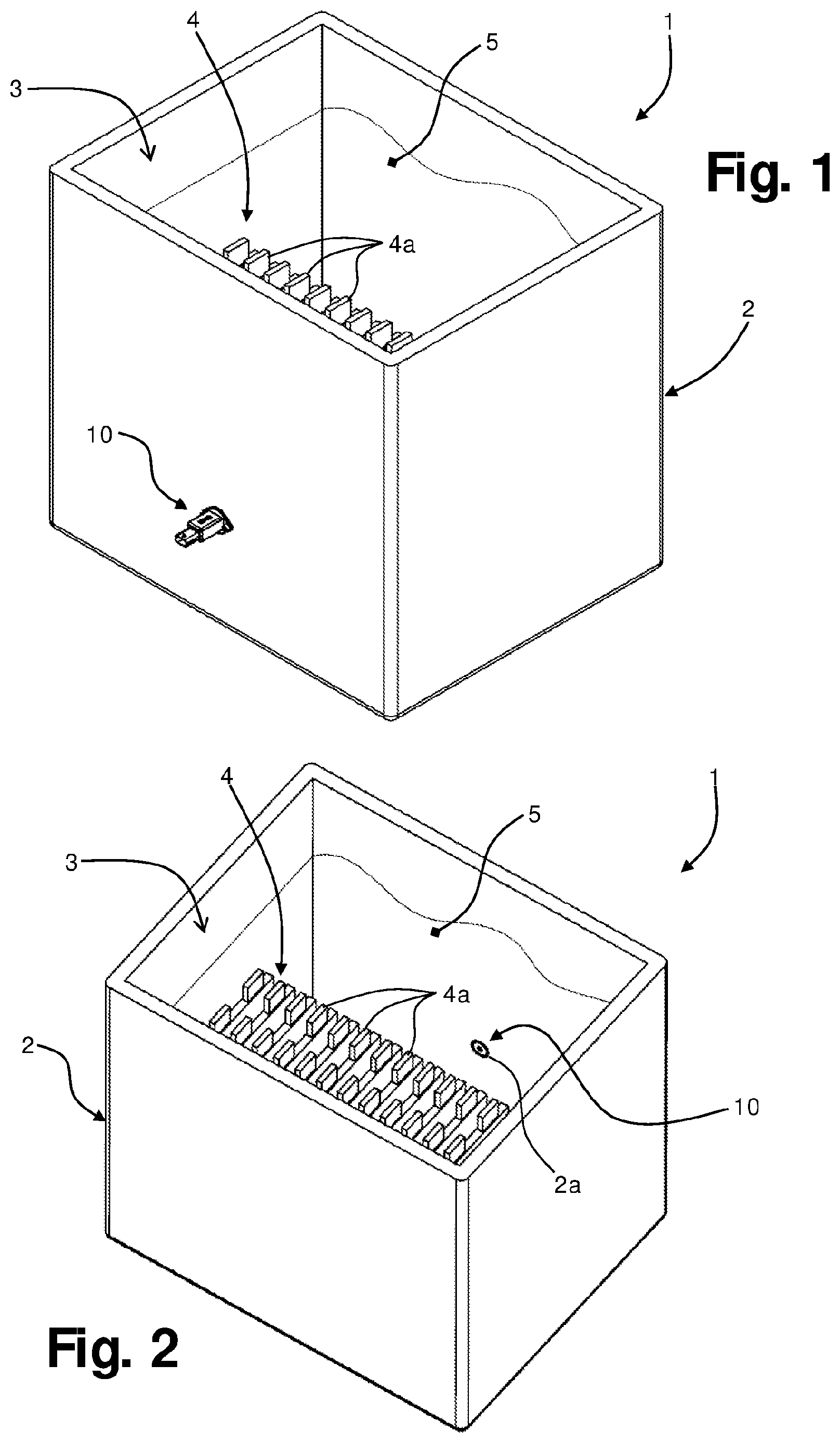 Patent US12618891 Figure 1 – Sensor device for monitoring the dielectric strength of a dielectric fluid, in particular a fluid for the thermal conditioning of a battery