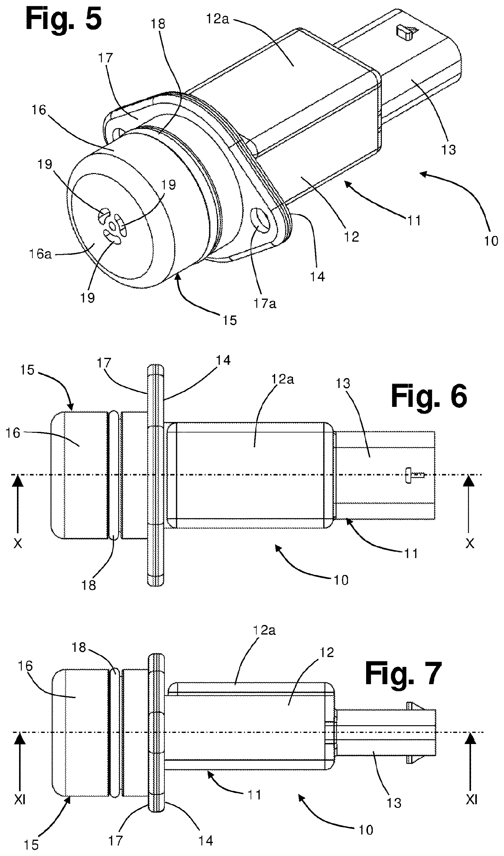 Patent US12618891 Figure 3 – Sensor device for monitoring the dielectric strength of a dielectric fluid, in particular a fluid for the thermal conditioning of a battery