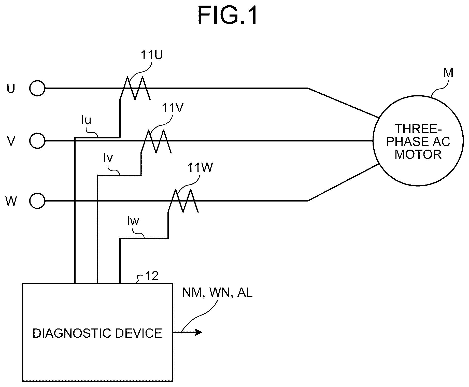 Patent US12618892 Figure 1 – Insulation diagnostic device and insulation diagnostic method