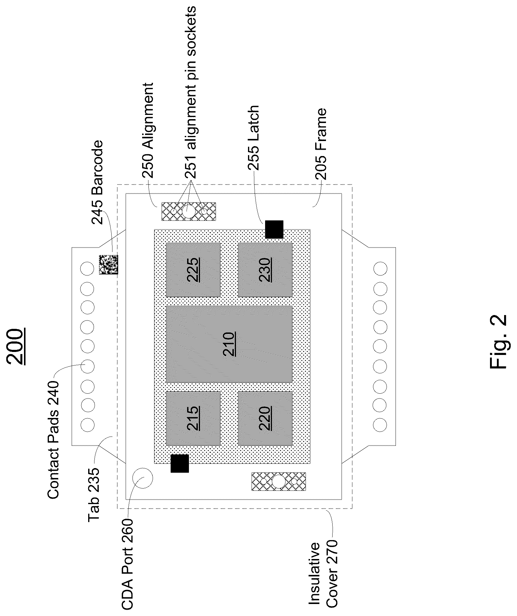 Patent US12618896 Figure 5 – Active thermal interposer device with thermal isolation structures