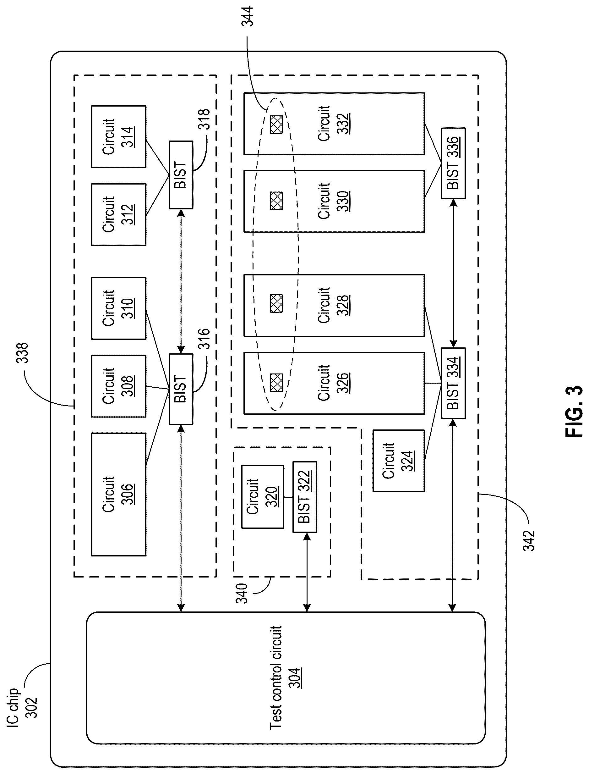 Patent US12618898 Figure 3 – Neighborhood built-in self-test noise generation