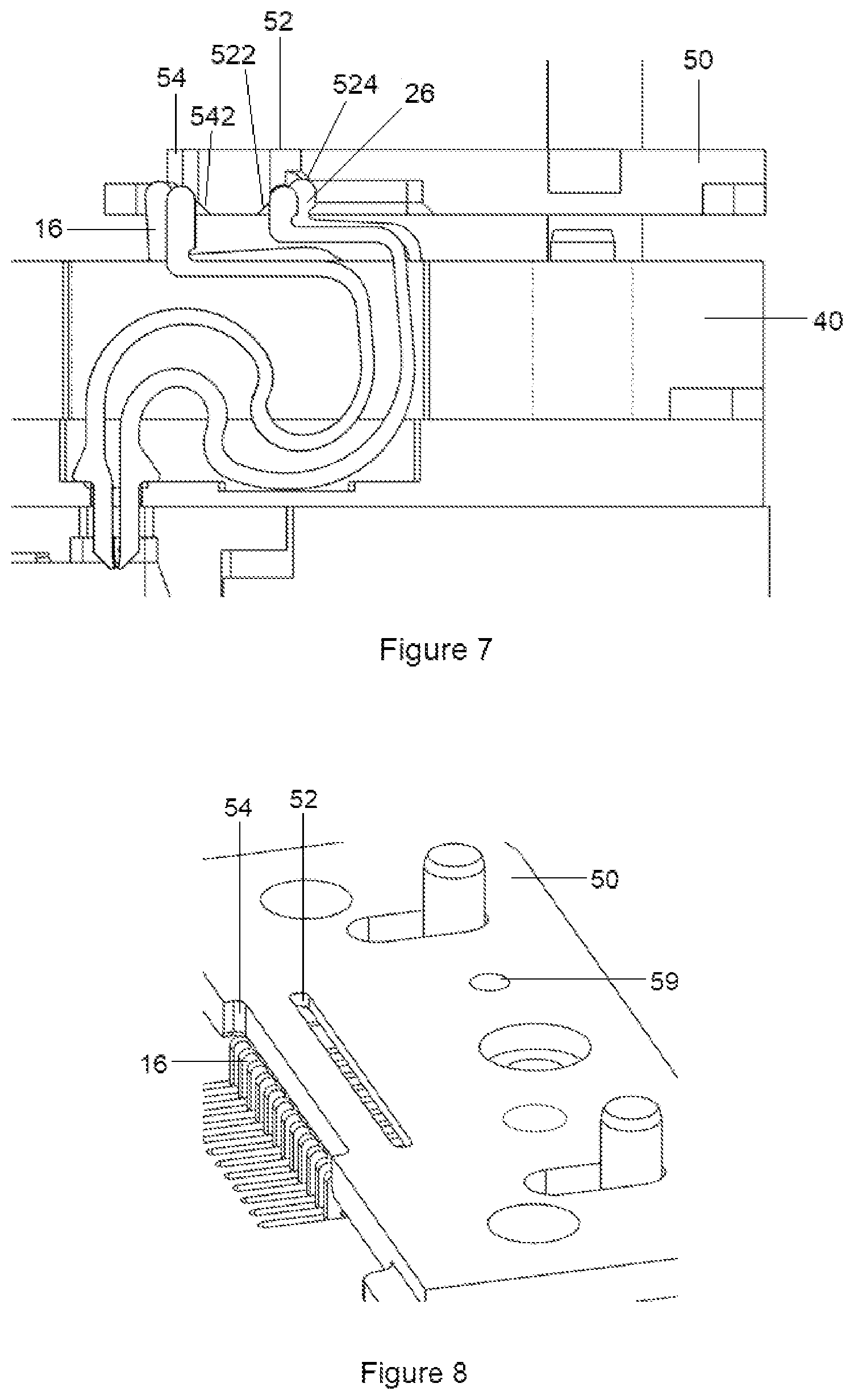 Patent US12618899 Figure 4 – Method for aligning contact pins in an integrated circuit testing apparatus