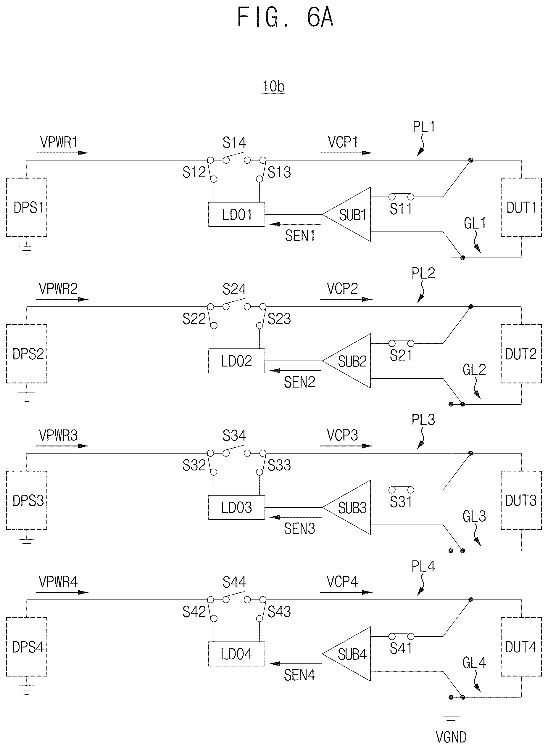 Patent US12618902 Figure 9 – Probe card including power compensation circuit and test system including the same