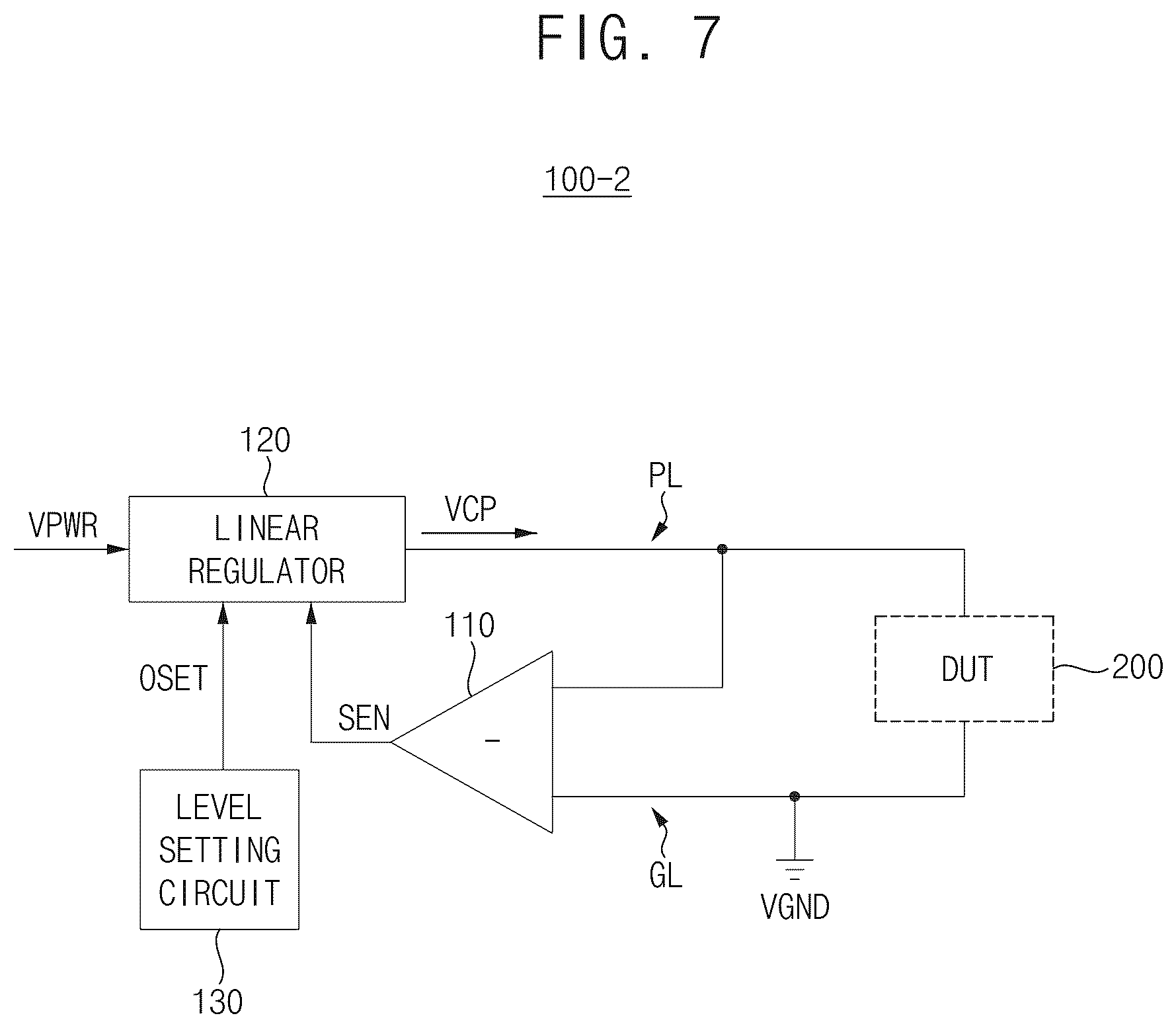 Patent US12618902 Figure 11 – Probe card including power compensation circuit and test system including the same