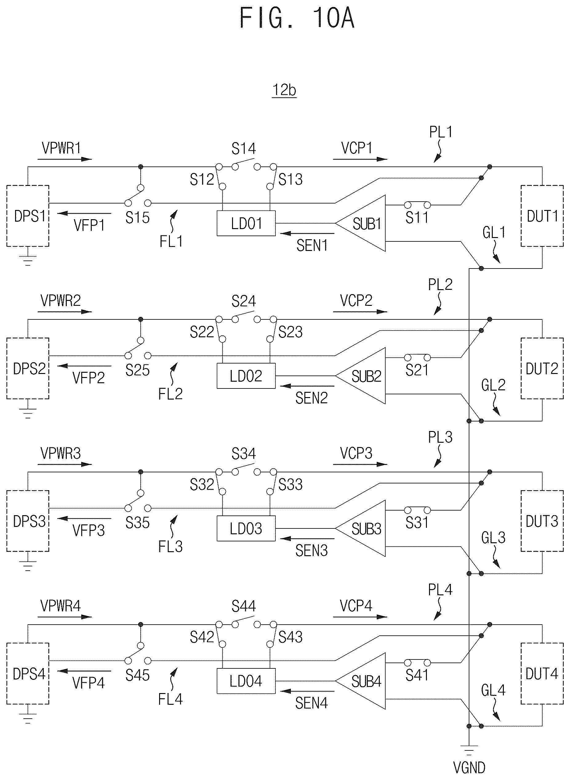 Patent US12618902 Figure 14 – Probe card including power compensation circuit and test system including the same