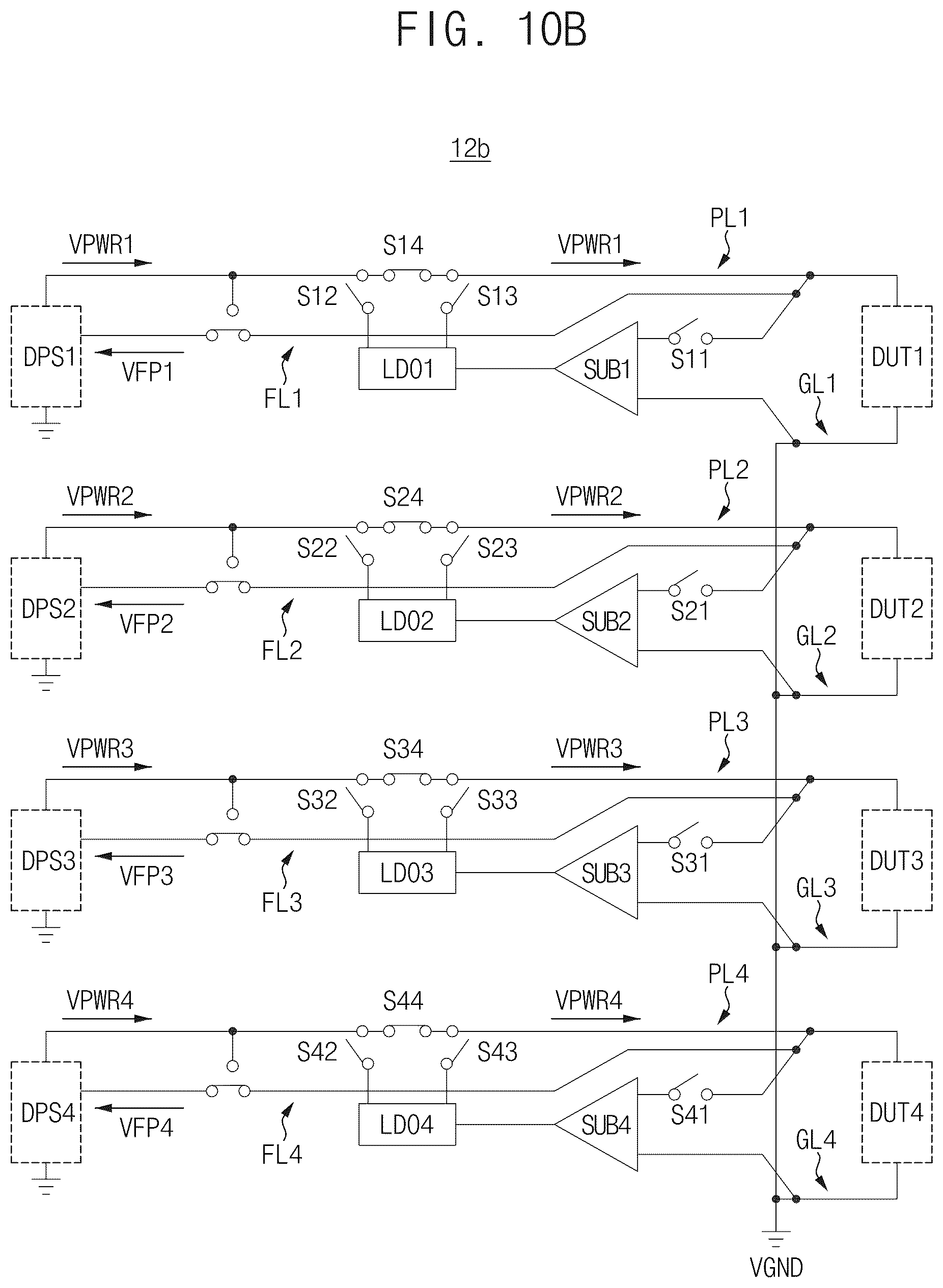 Patent US12618902 Figure 15 – Probe card including power compensation circuit and test system including the same