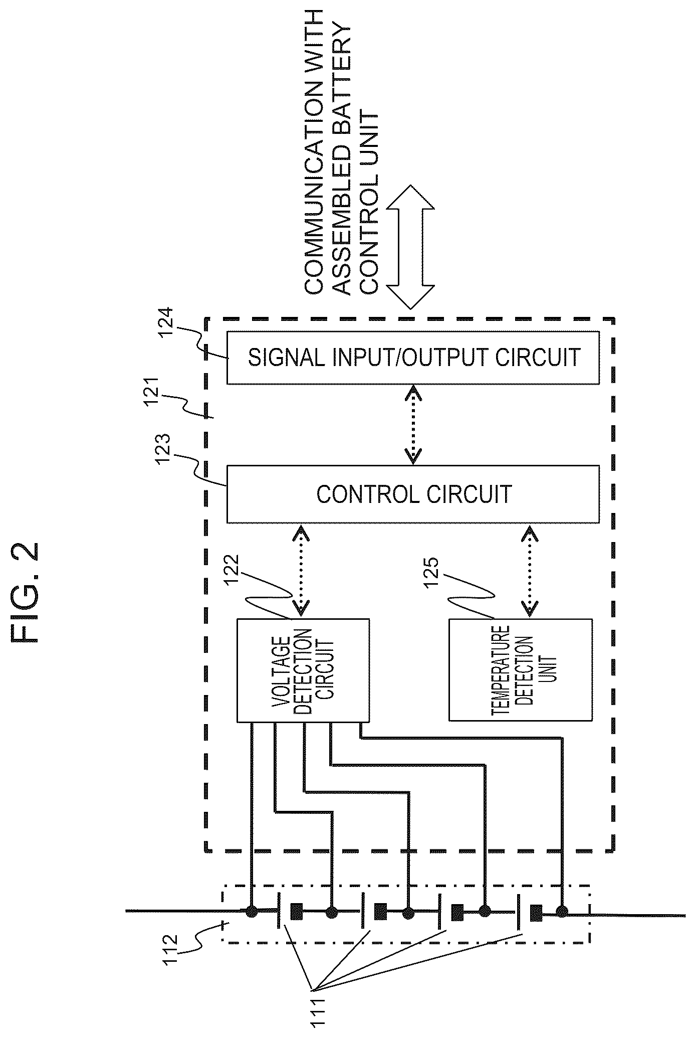 Patent US12618911 Figure 2 – Battery control device