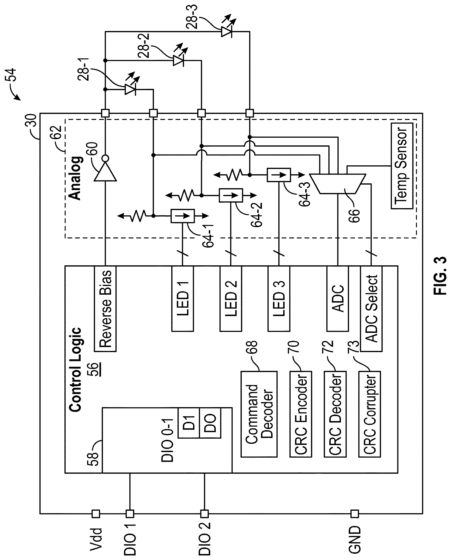 Patent US12618917 Figure 4 – Error detection in LED packages