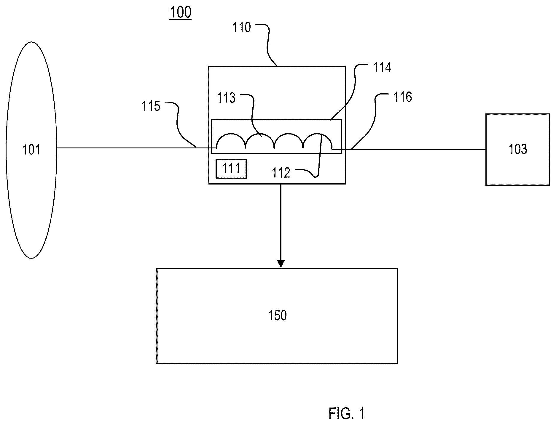 Patent US12618919 Figure 1 – Detection of a failure condition in a three-phase electrical asset