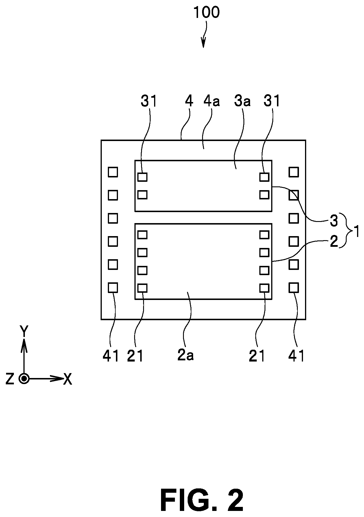 Patent US12618921 Figure 2 – Magnetic sensor including magnetic detection element and magnetic field generator disposed on inclined surface