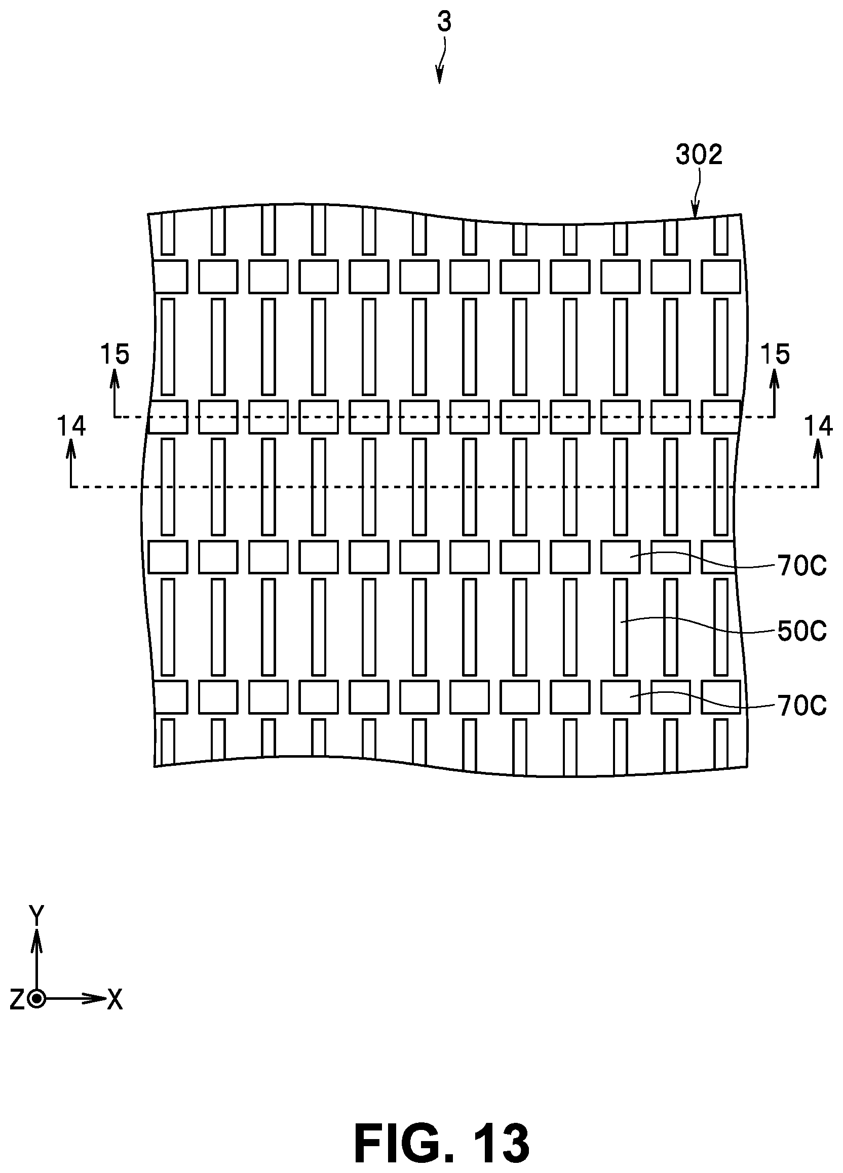 Patent US12618921 Figure 13 – Magnetic sensor including magnetic detection element and magnetic field generator disposed on inclined surface