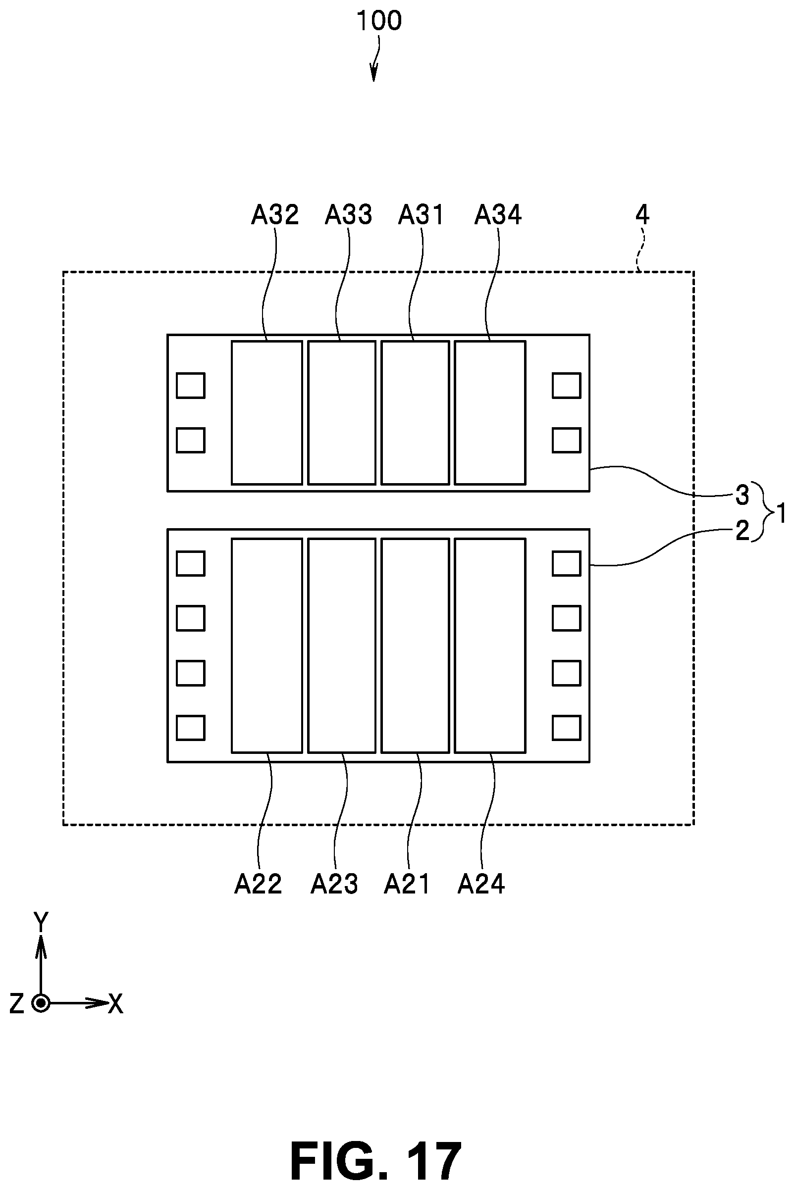 Patent US12618921 Figure 17 – Magnetic sensor including magnetic detection element and magnetic field generator disposed on inclined surface