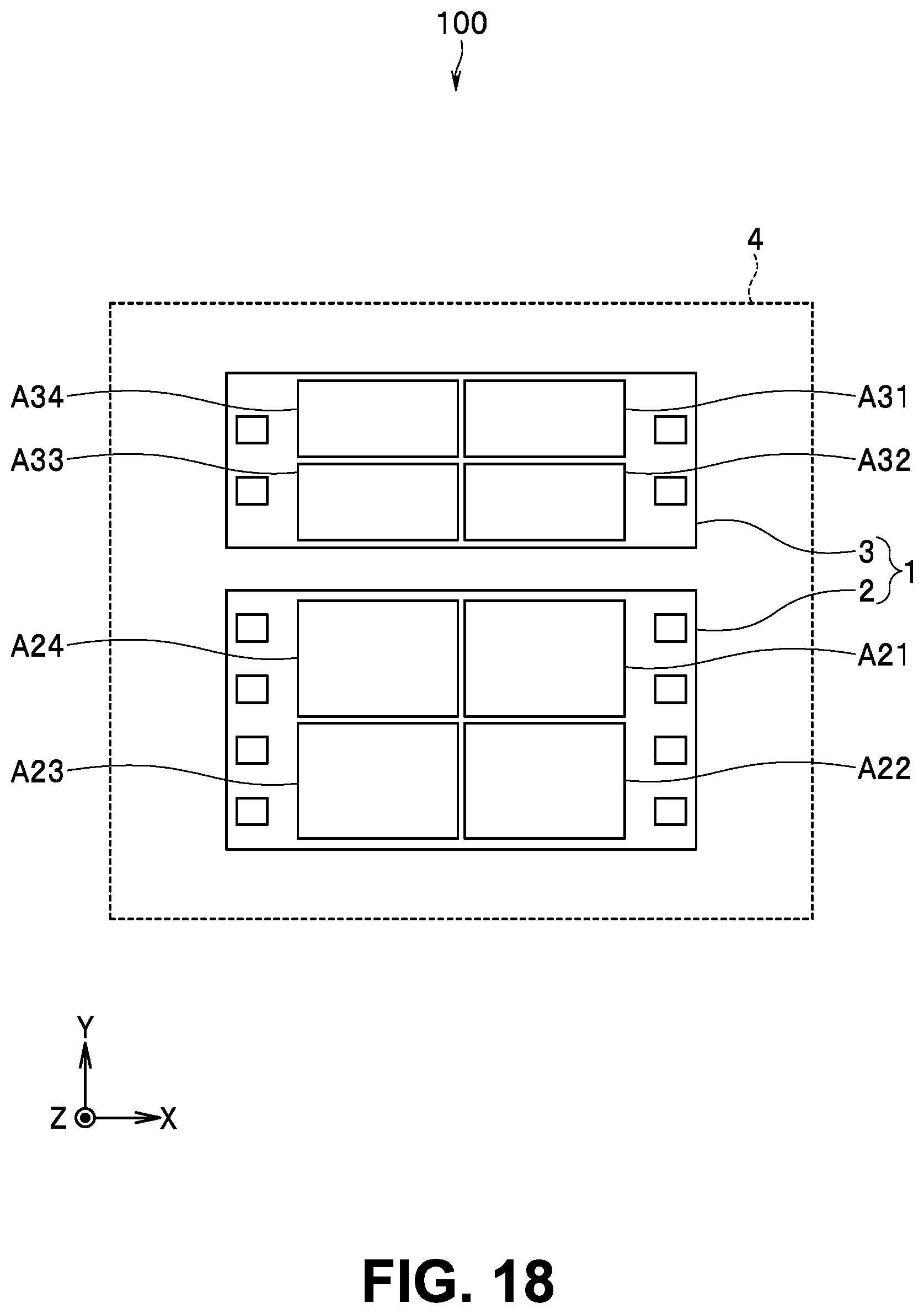 Patent US12618921 Figure 18 – Magnetic sensor including magnetic detection element and magnetic field generator disposed on inclined surface