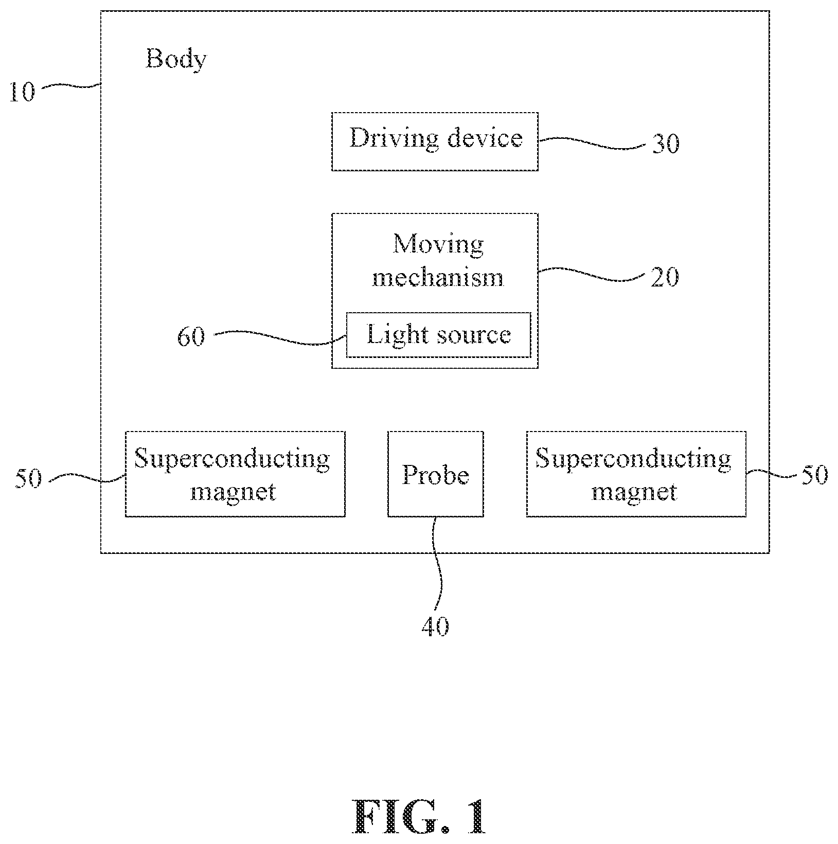 Patent US12618922 Figure 1 – Nuclear magnetic resonance spectrometer