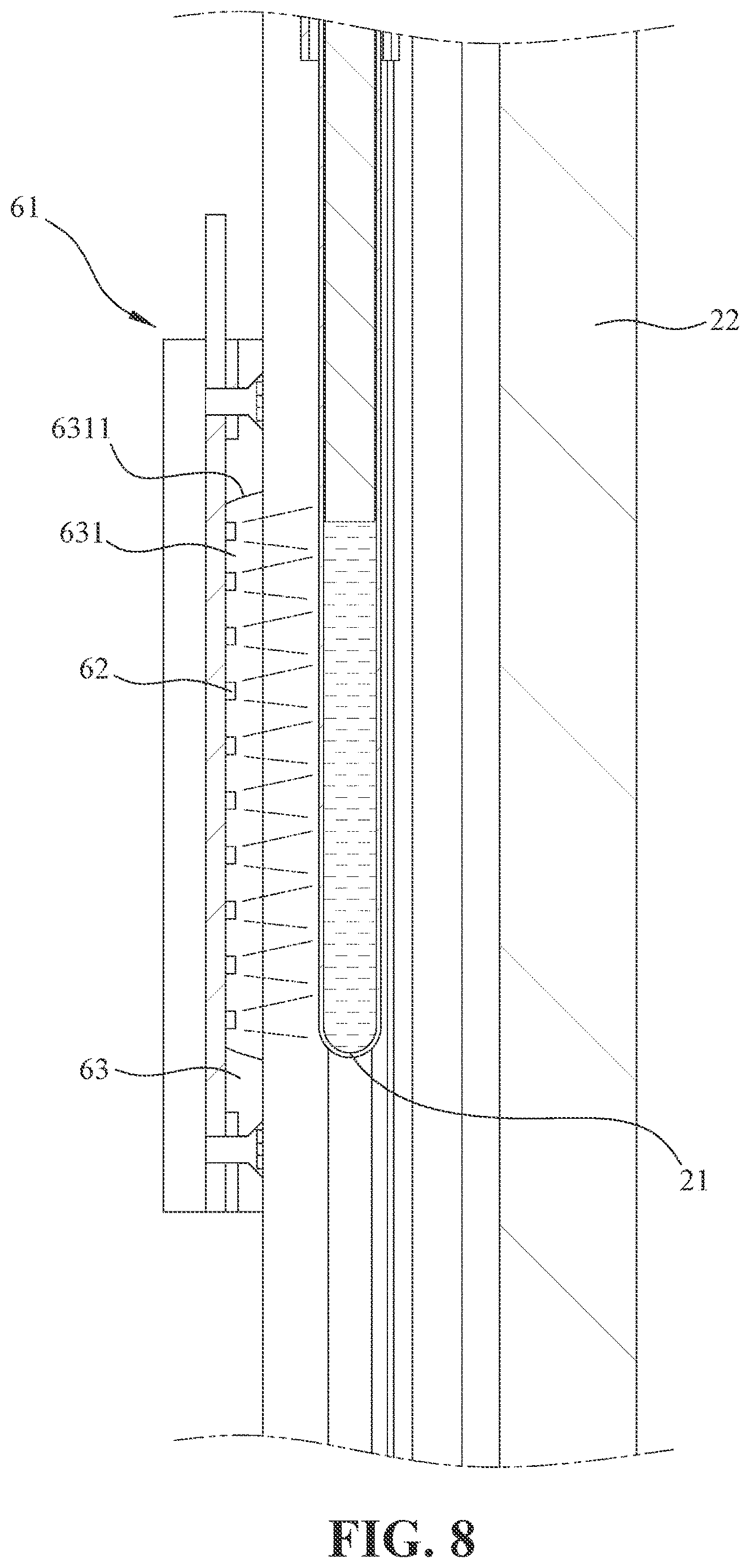 Patent US12618922 Figure 8 – Nuclear magnetic resonance spectrometer