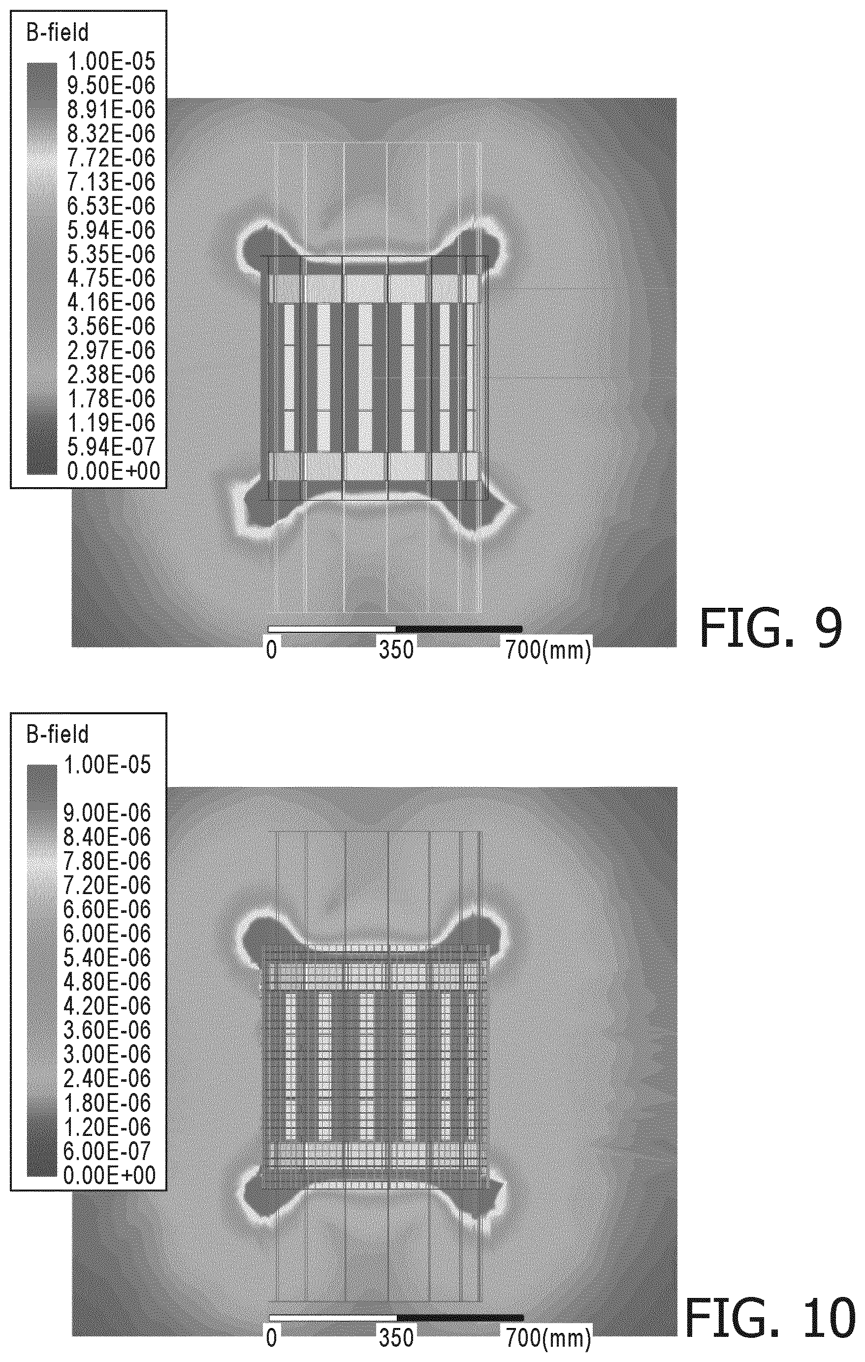 Patent US12618923 Figure 5 – Radio frequency coil with T-shaped connector between electrical conductors and radio frequency shield