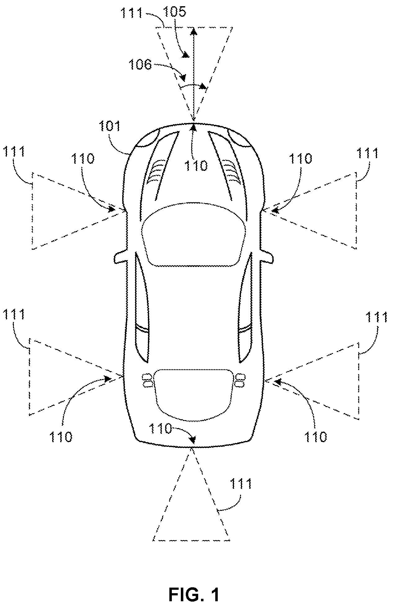 Patent US12618928 Figure 1 – Sensor array module for an advanced driver assistance system