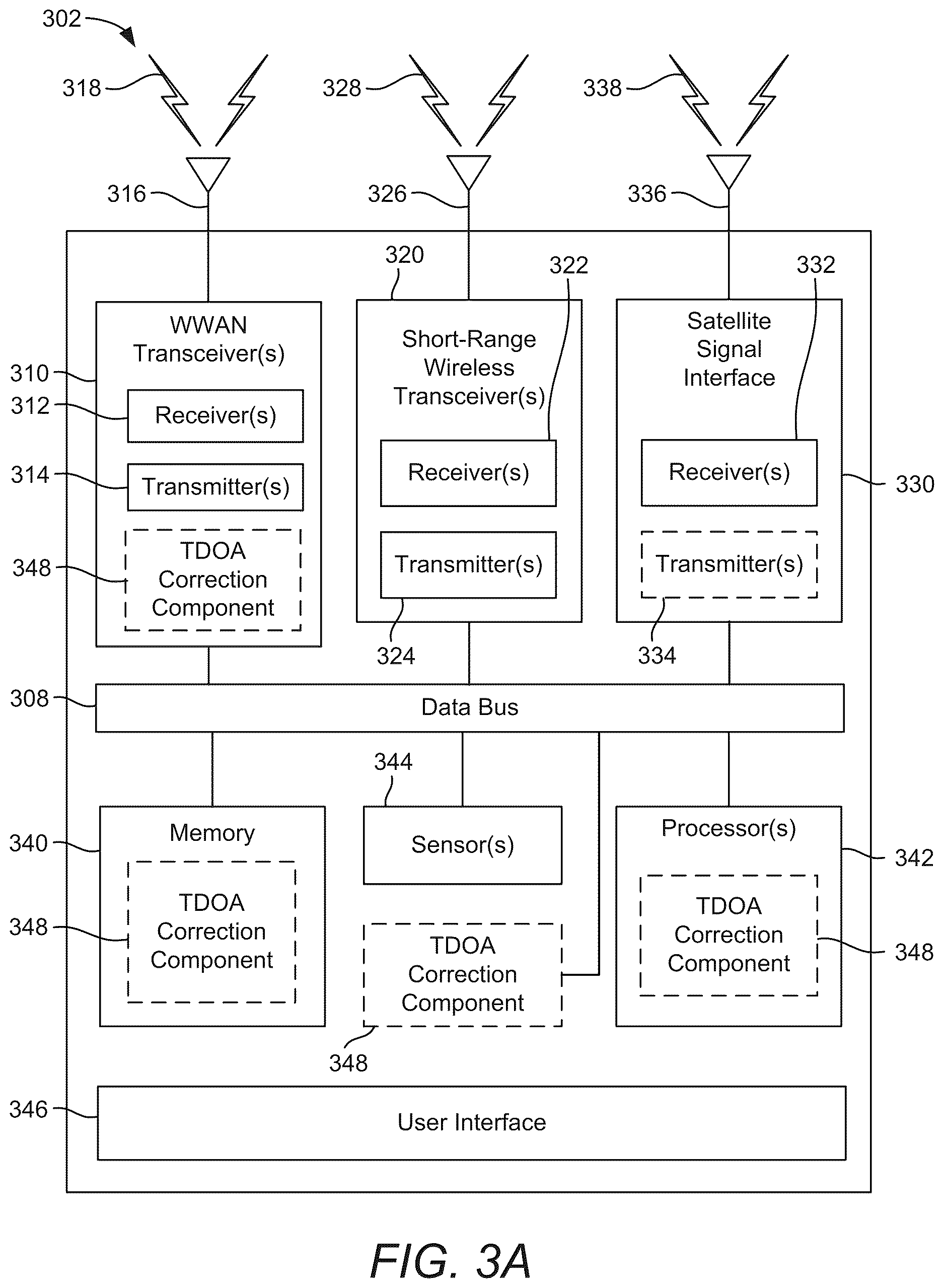 Patent US12618933 Figure 5 – Timing synchronization correction for position estimation based on time difference of arrival