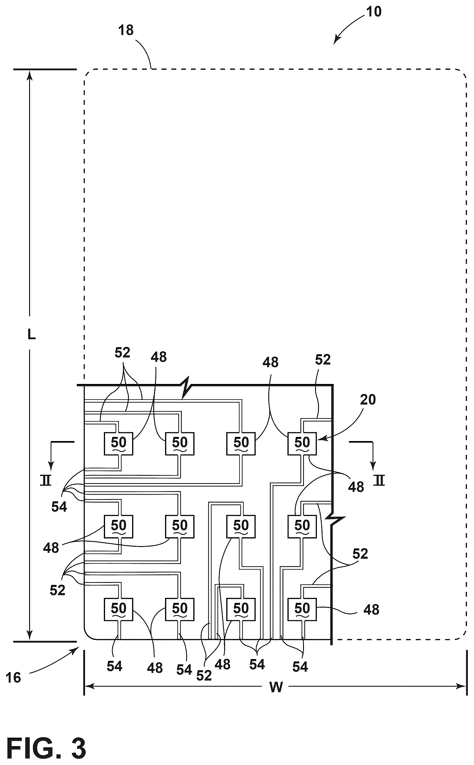 Patent US12618938 Figure 3 – Sensing apparatus for a vehicle