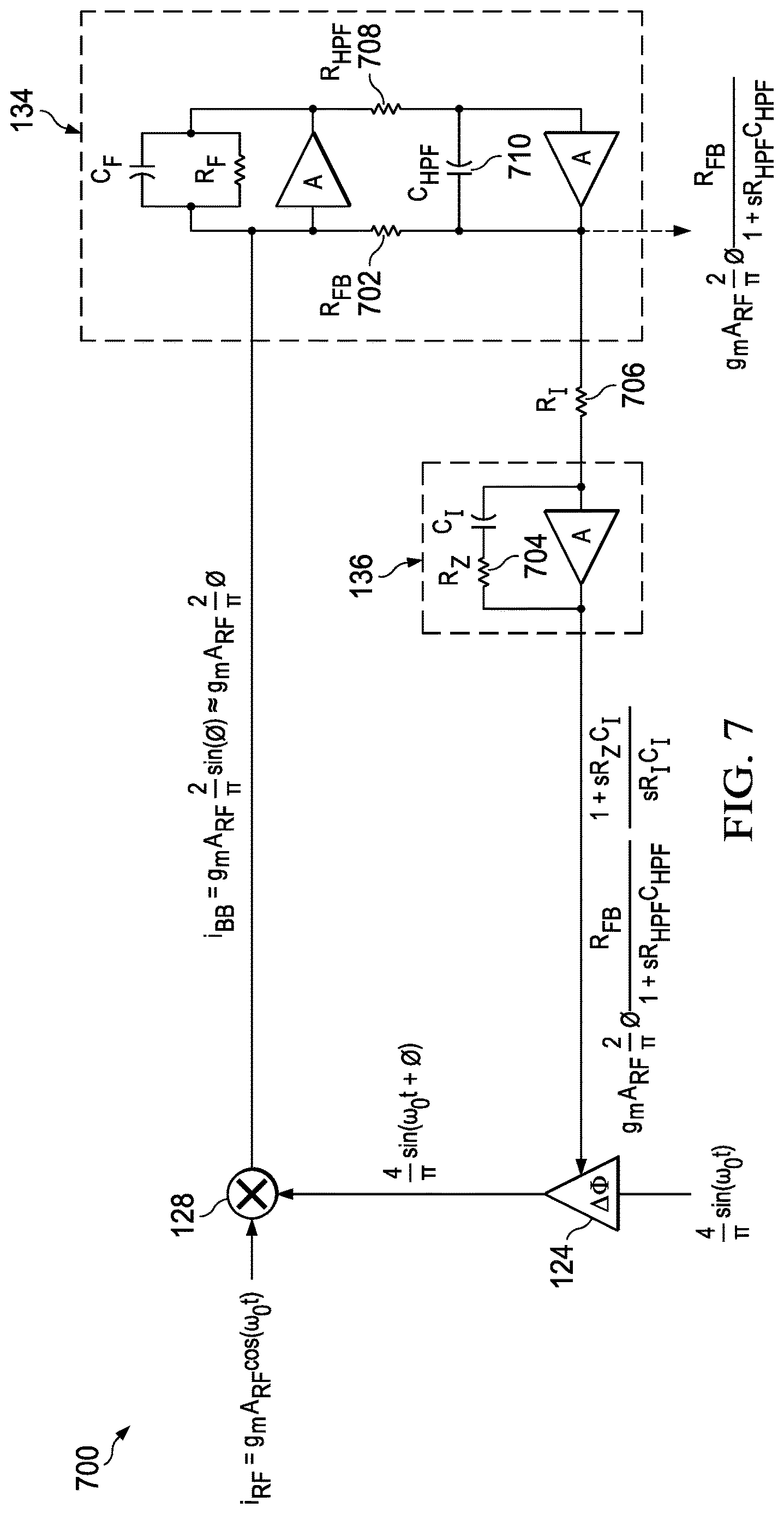 Patent US12618939 Figure 7 – Radar transceiver