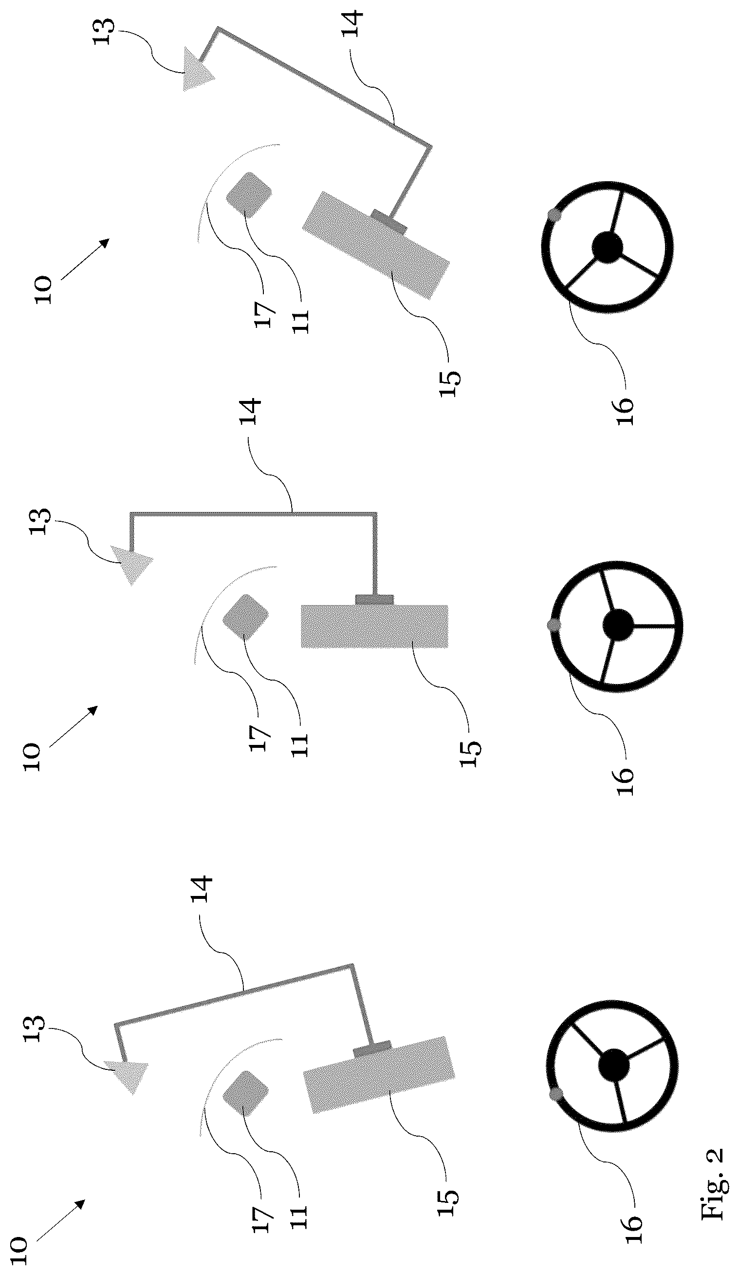 Patent US12618944 Figure 2 – Vehicle sensor testing with field of view enhancement