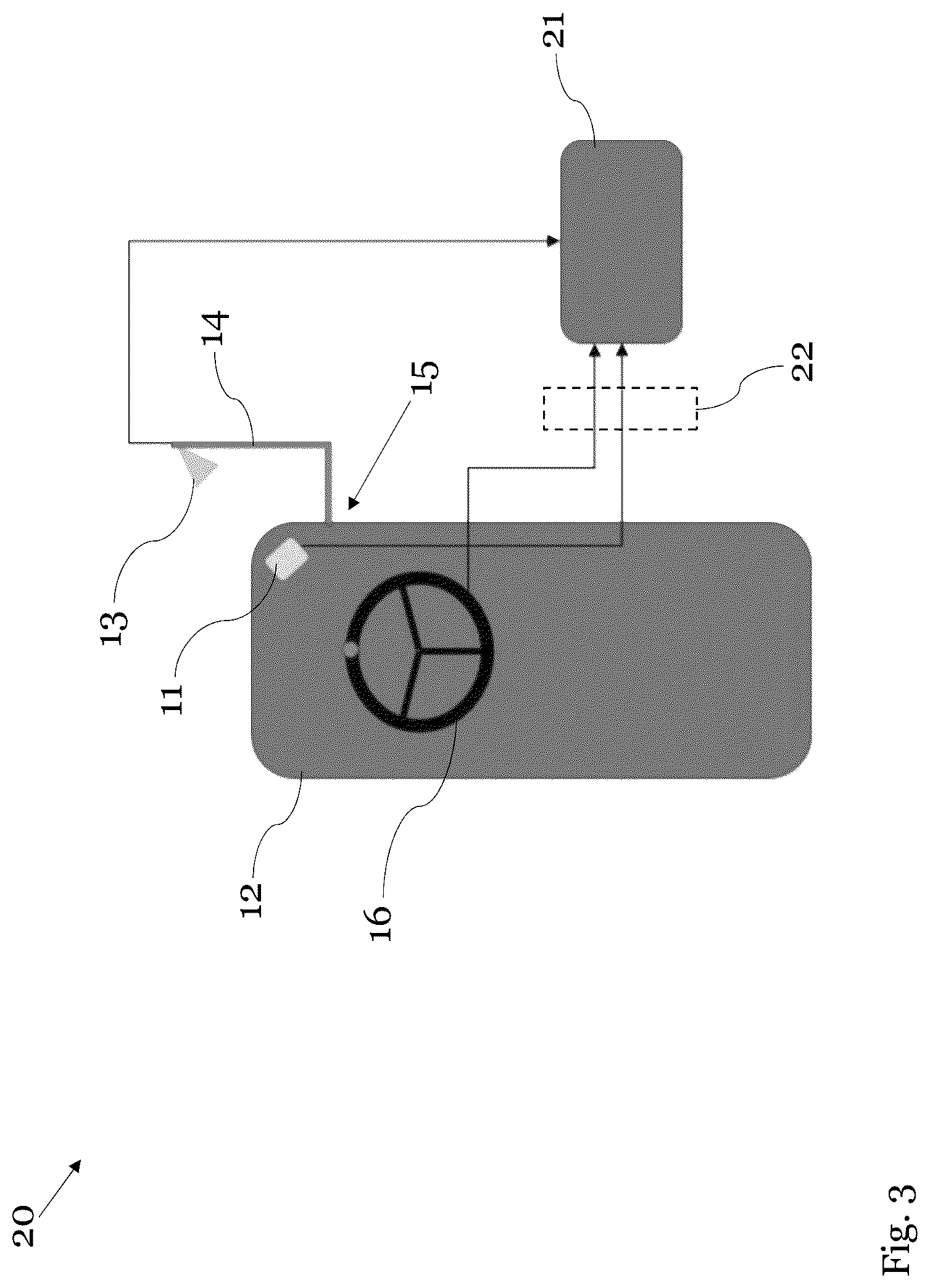 Patent US12618944 Figure 3 – Vehicle sensor testing with field of view enhancement