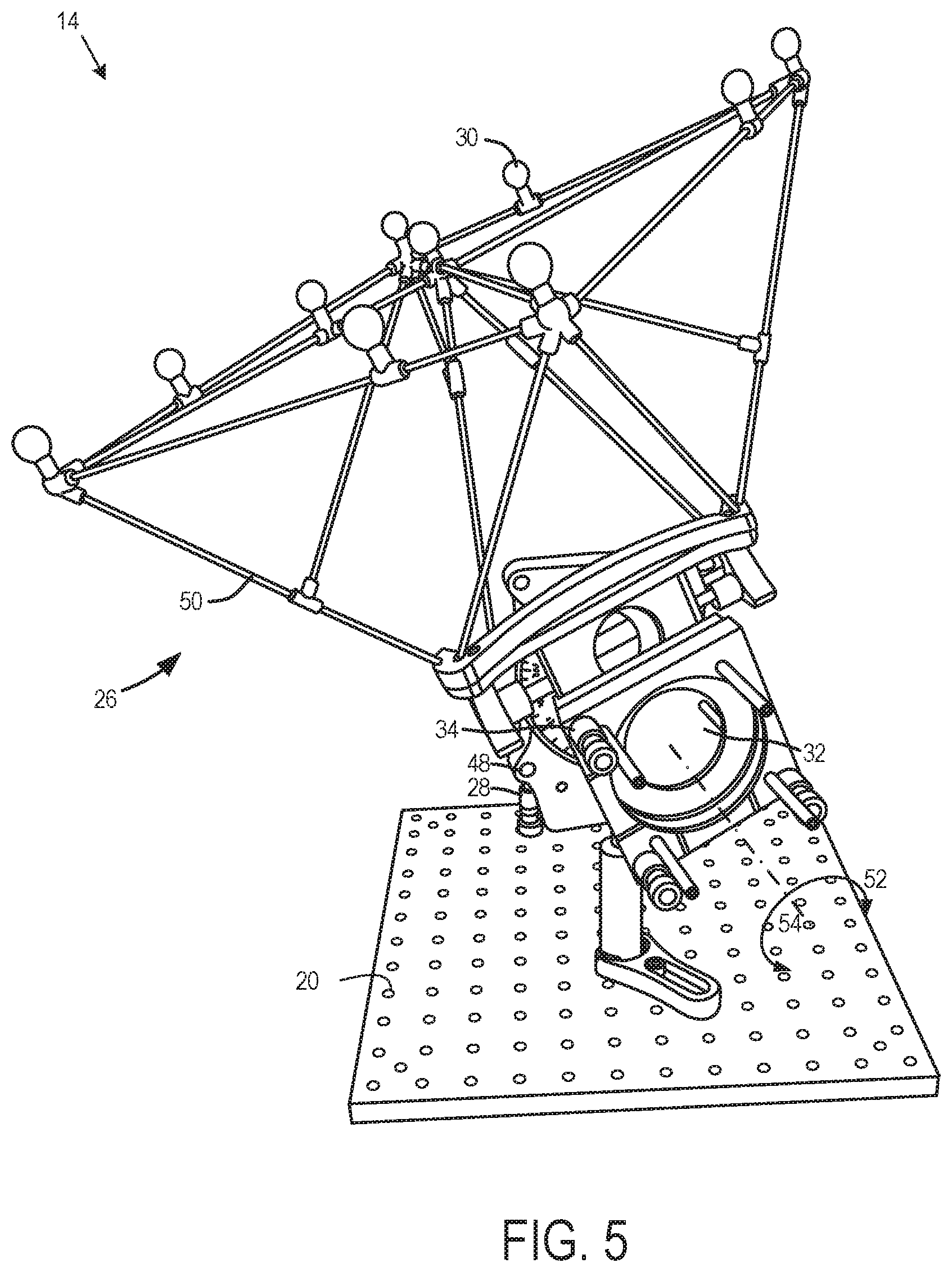 Patent US12618952 Figure 4 – Staging system to verify accuracy of a motion tracking system