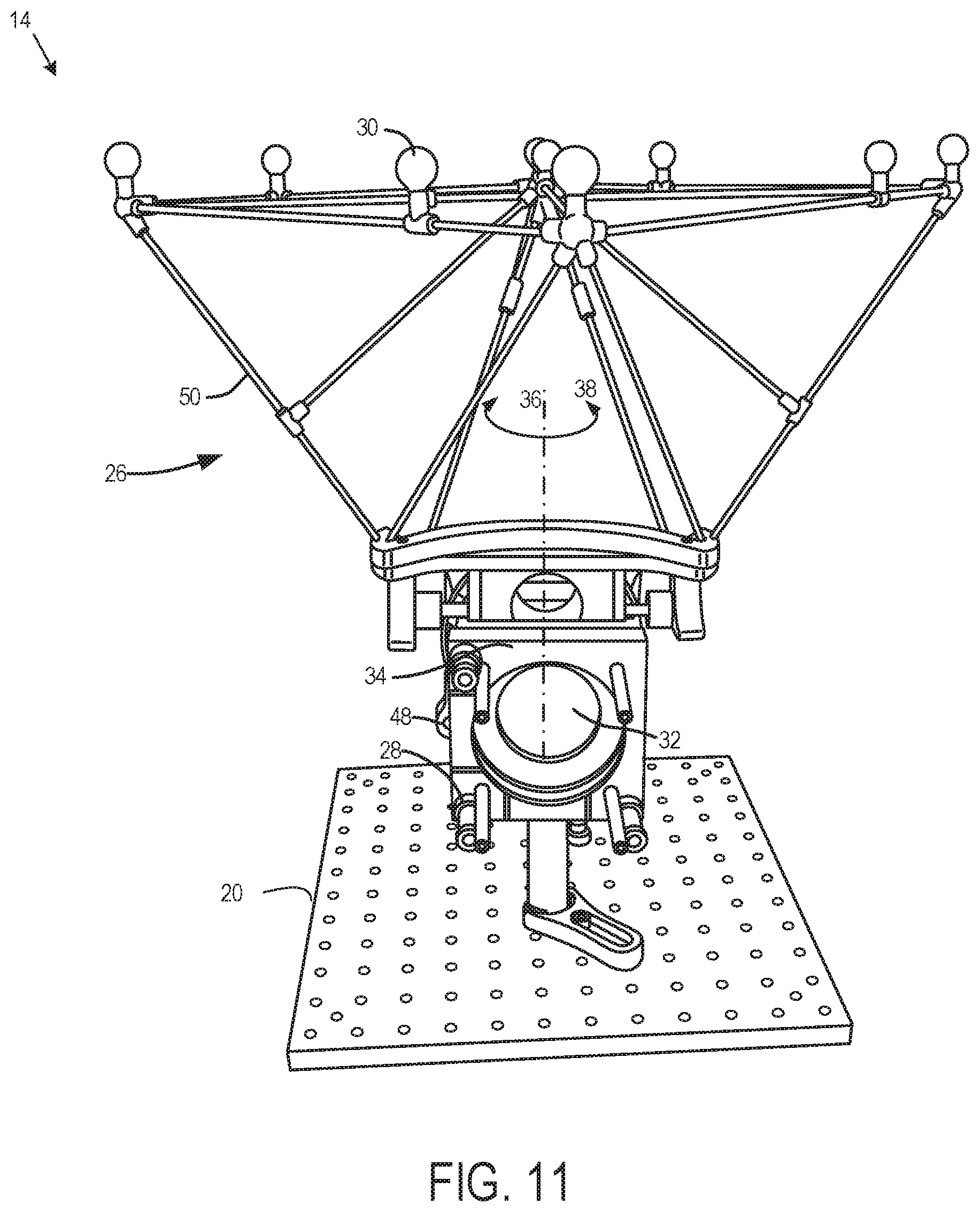 Patent US12618952 Figure 15 – Staging system to verify accuracy of a motion tracking system