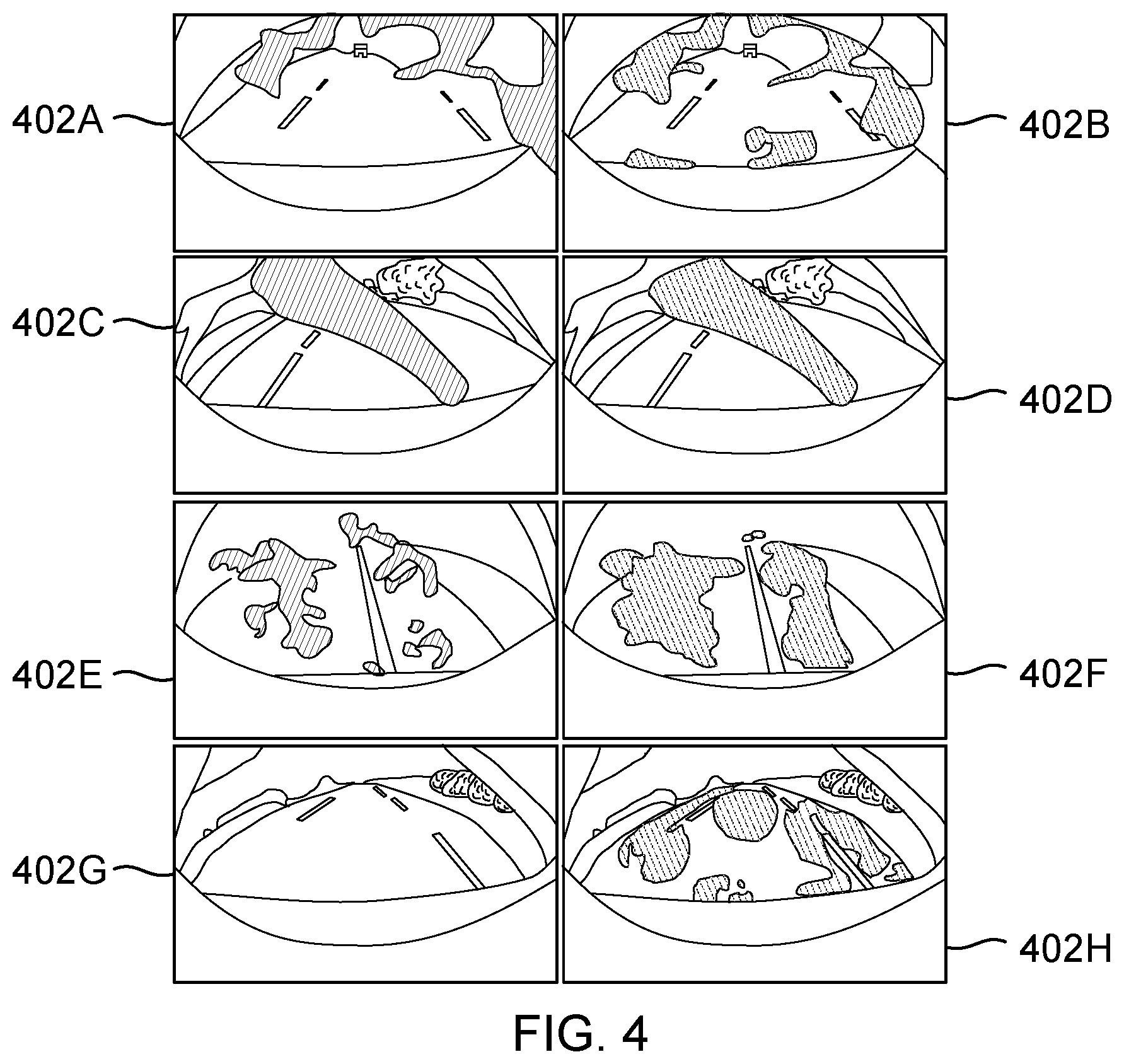 Patent US12618954 Figure 4 – Camera soiling detection using attention-guided camera depth and LIDAR range consistency gating