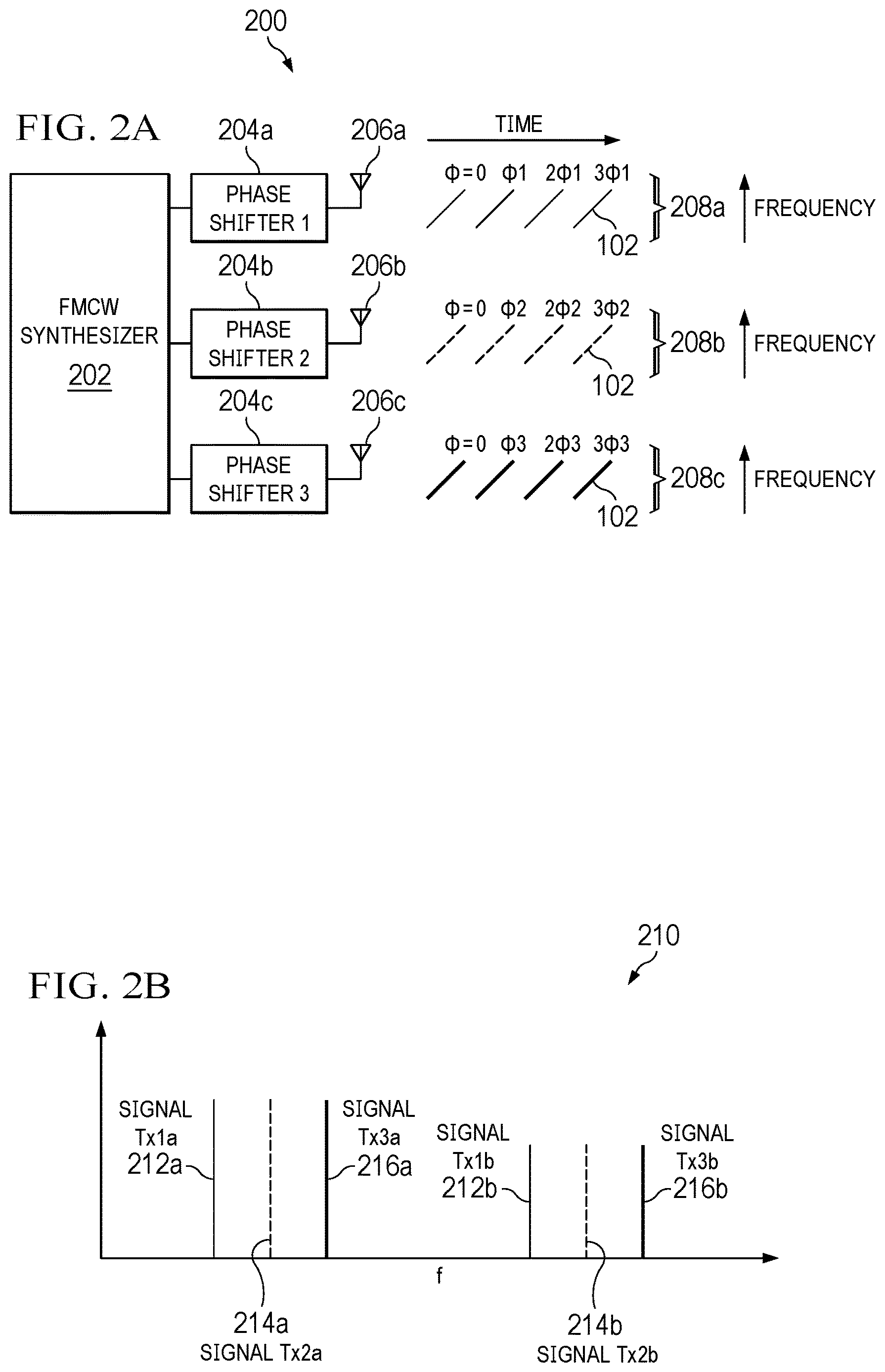 Patent US12618961 Figure 2 – Phase adjusting fmcw radar system