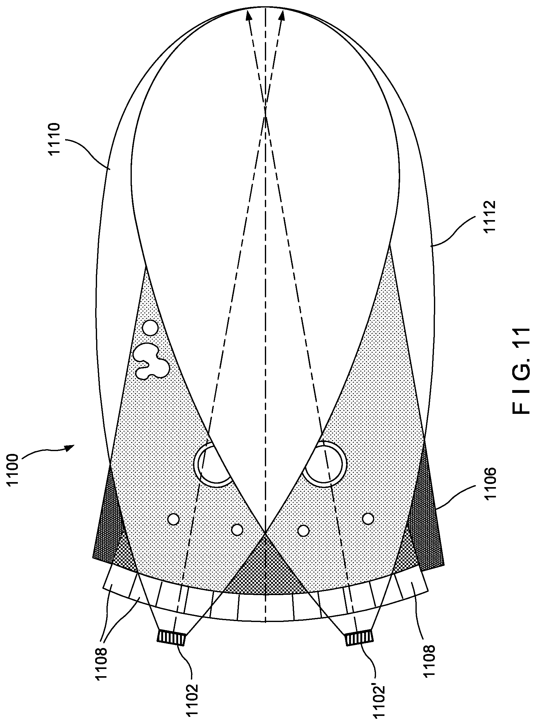 Patent US12618962 Figure 11 – Device, system, and method for tracking multiple projectiles