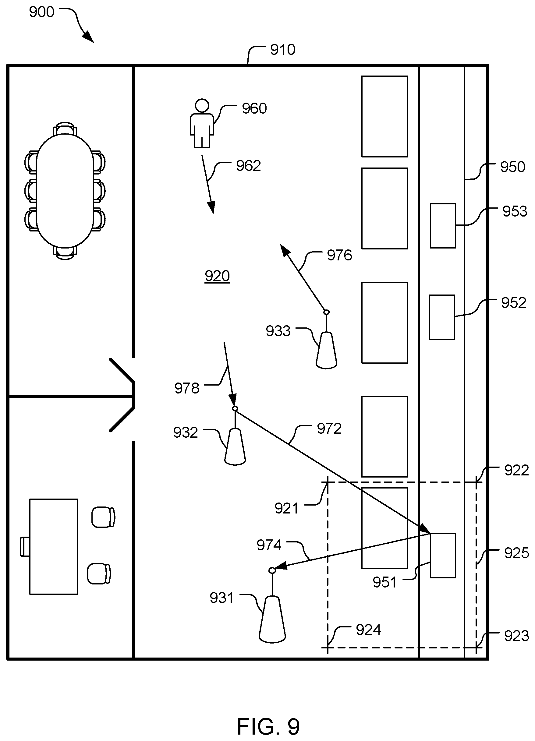 Patent US12618963 Figure 8 – Radio frequency sensing communication