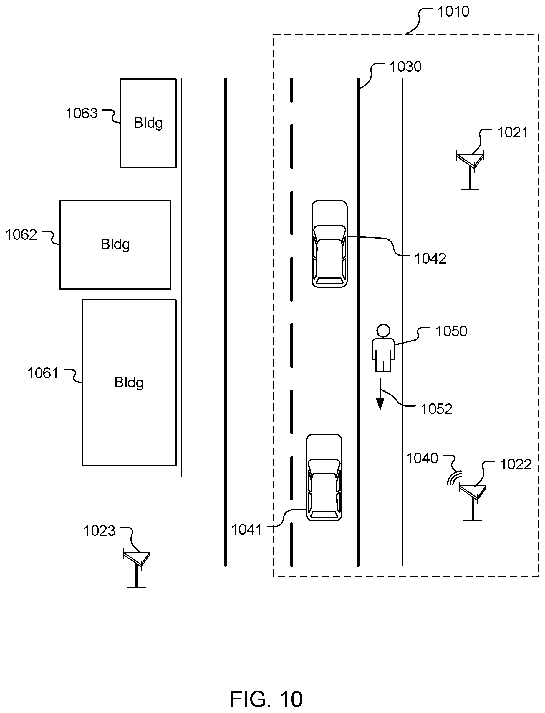 Patent US12618963 Figure 9 – Radio frequency sensing communication