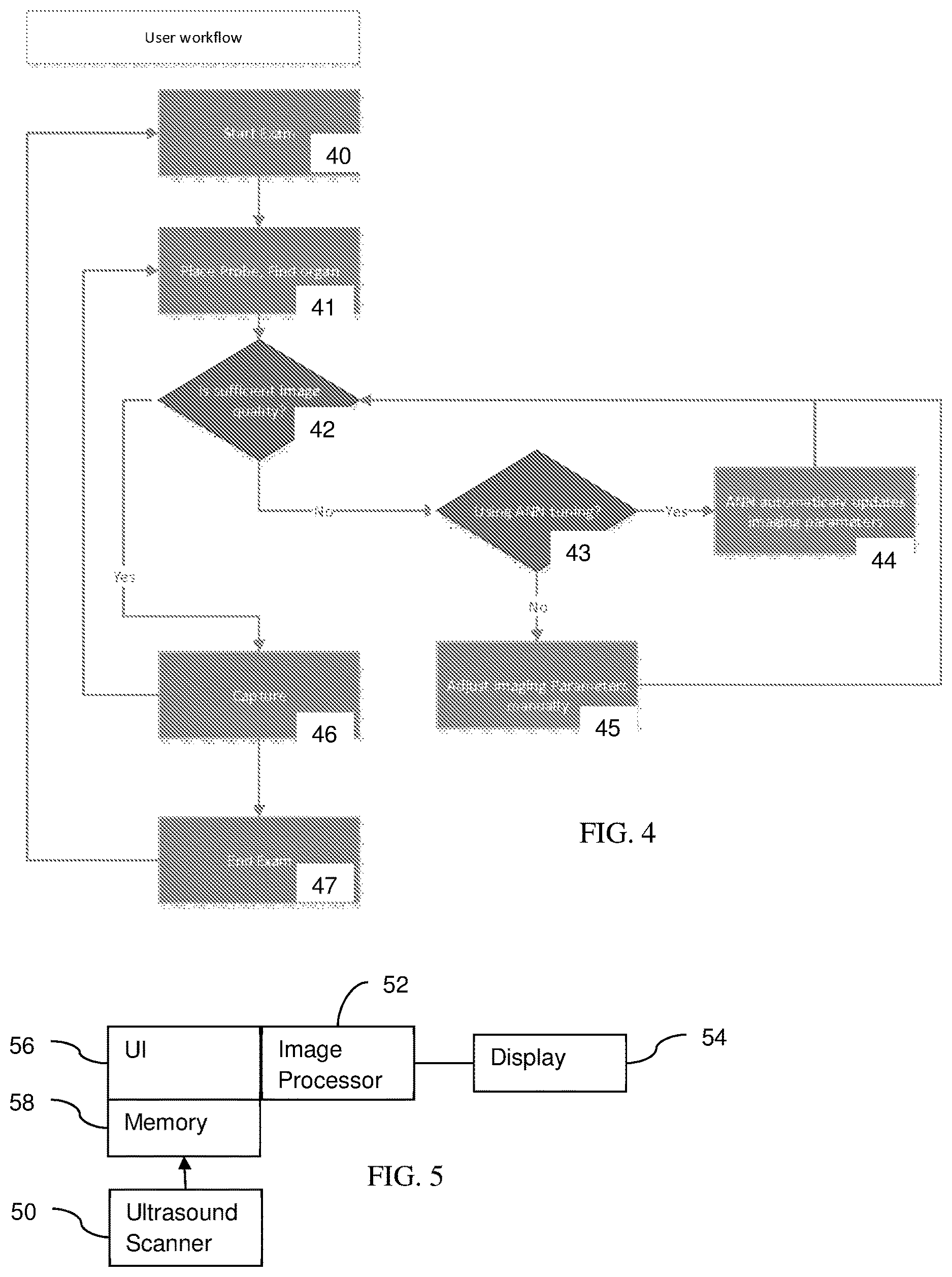 Patent US12618965 Figure 4 – Medical ultrasound imaging optimization using a machine-learned network