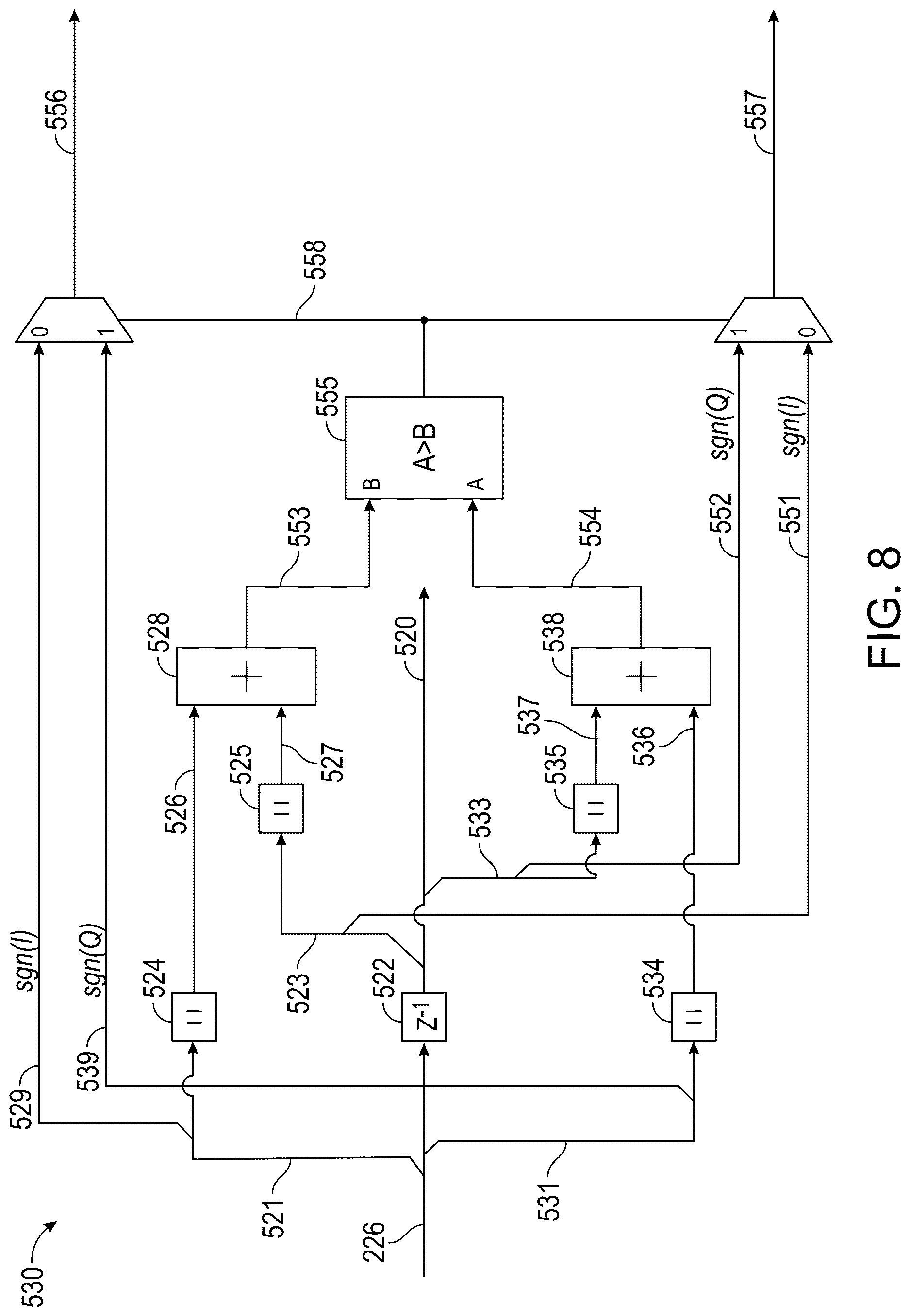 Patent US12618980 Figure 8 – Aggregated vector and clock tracking in a GNSS receiver