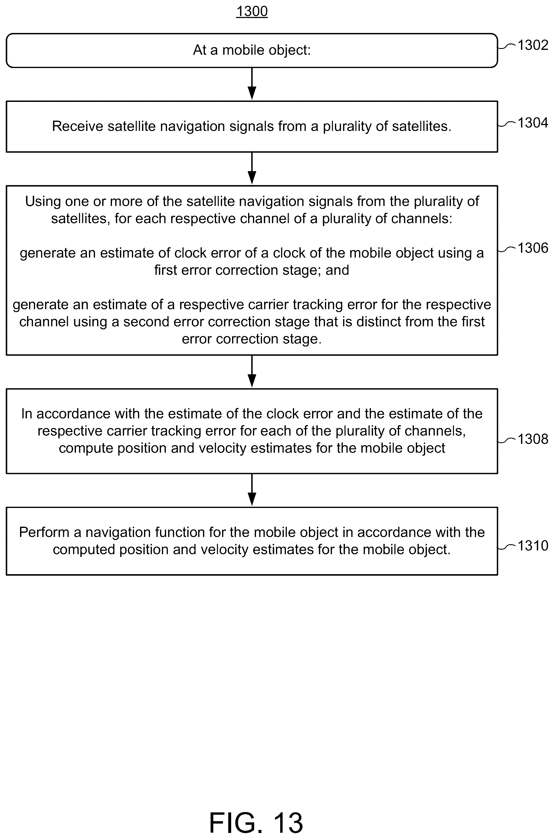Patent US12618980 Figure 14 – Aggregated vector and clock tracking in a GNSS receiver