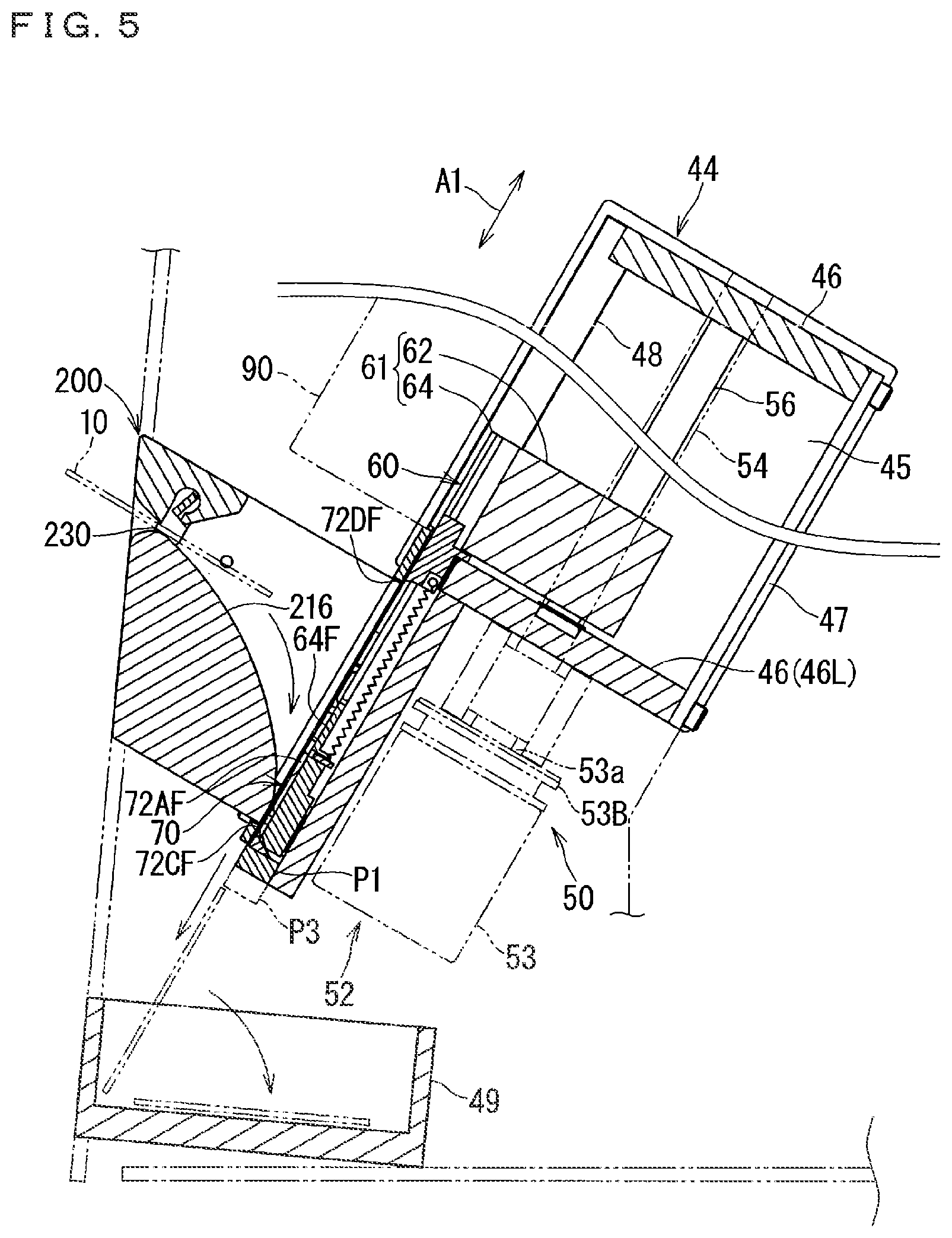 Patent US12618990 Figure 5 – Radiation image scanner